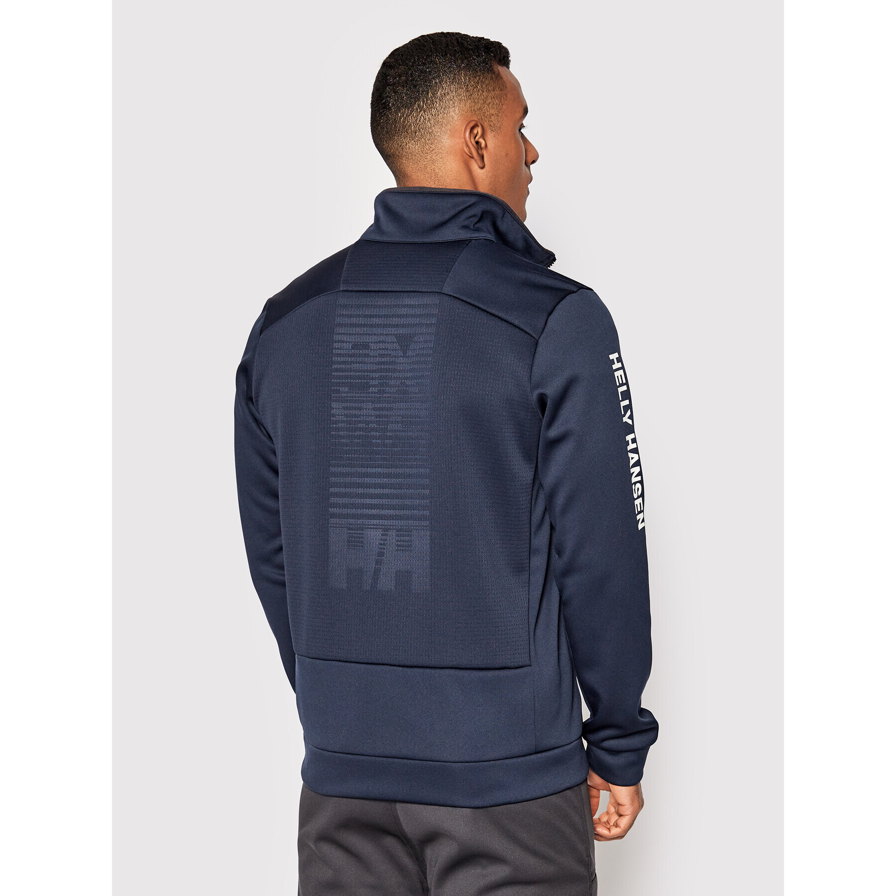 Helly Hansen Športna jopa Hp Fleece 34043 Mornarsko modra Regular Fit - Pepit.si