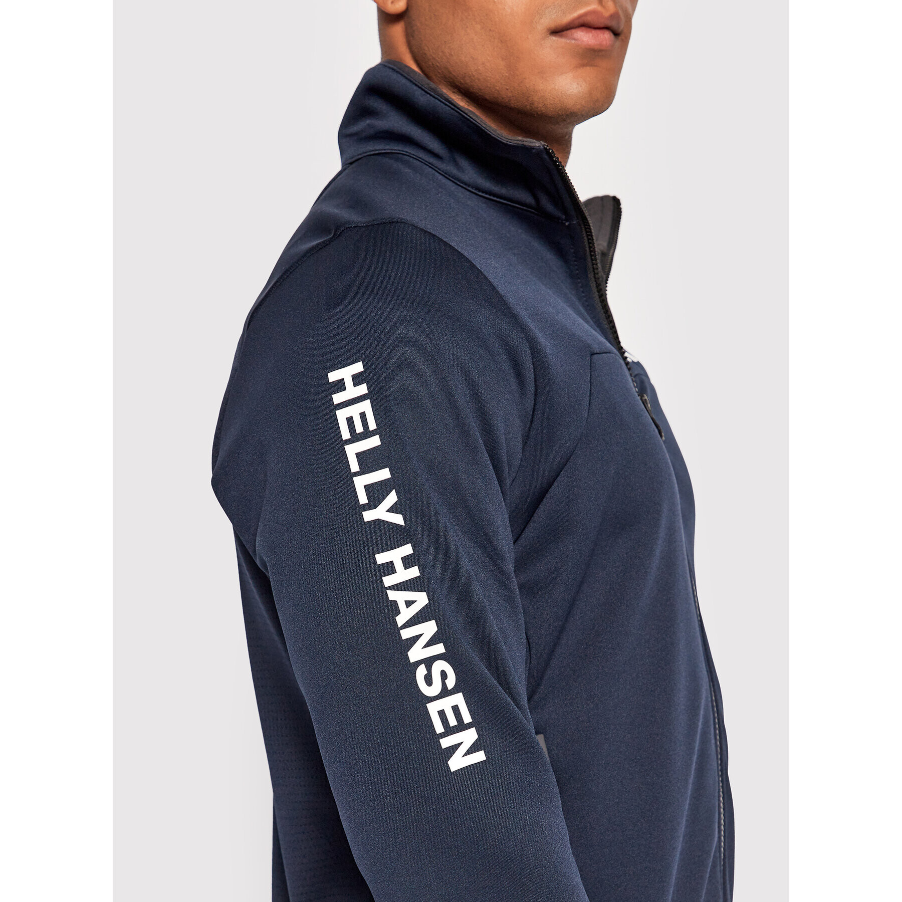 Helly Hansen Športna jopa Hp Fleece 34043 Mornarsko modra Regular Fit - Pepit.si