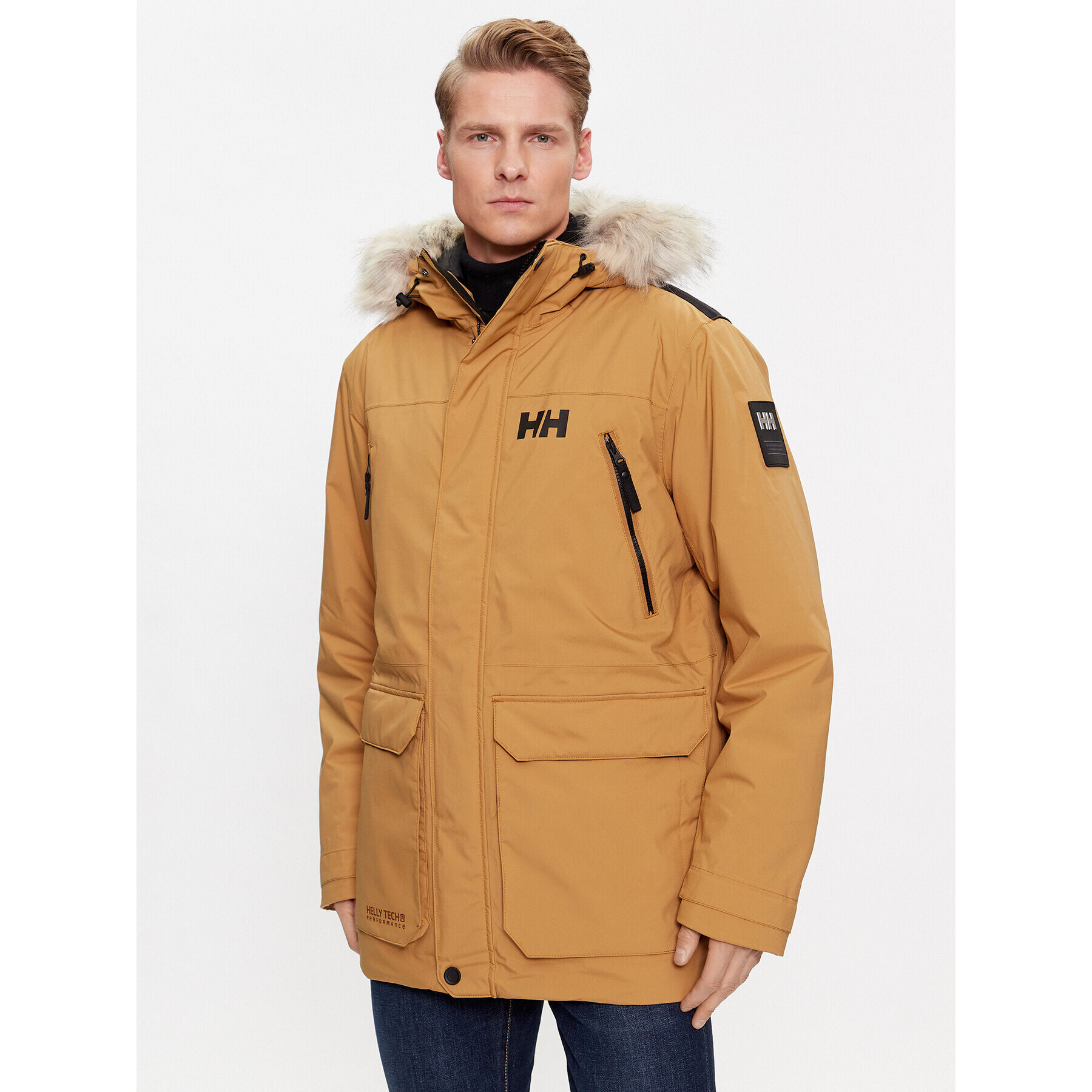 Helly Hansen Zimska jakna Reine 53630 Rjava Regular Fit - Pepit.si