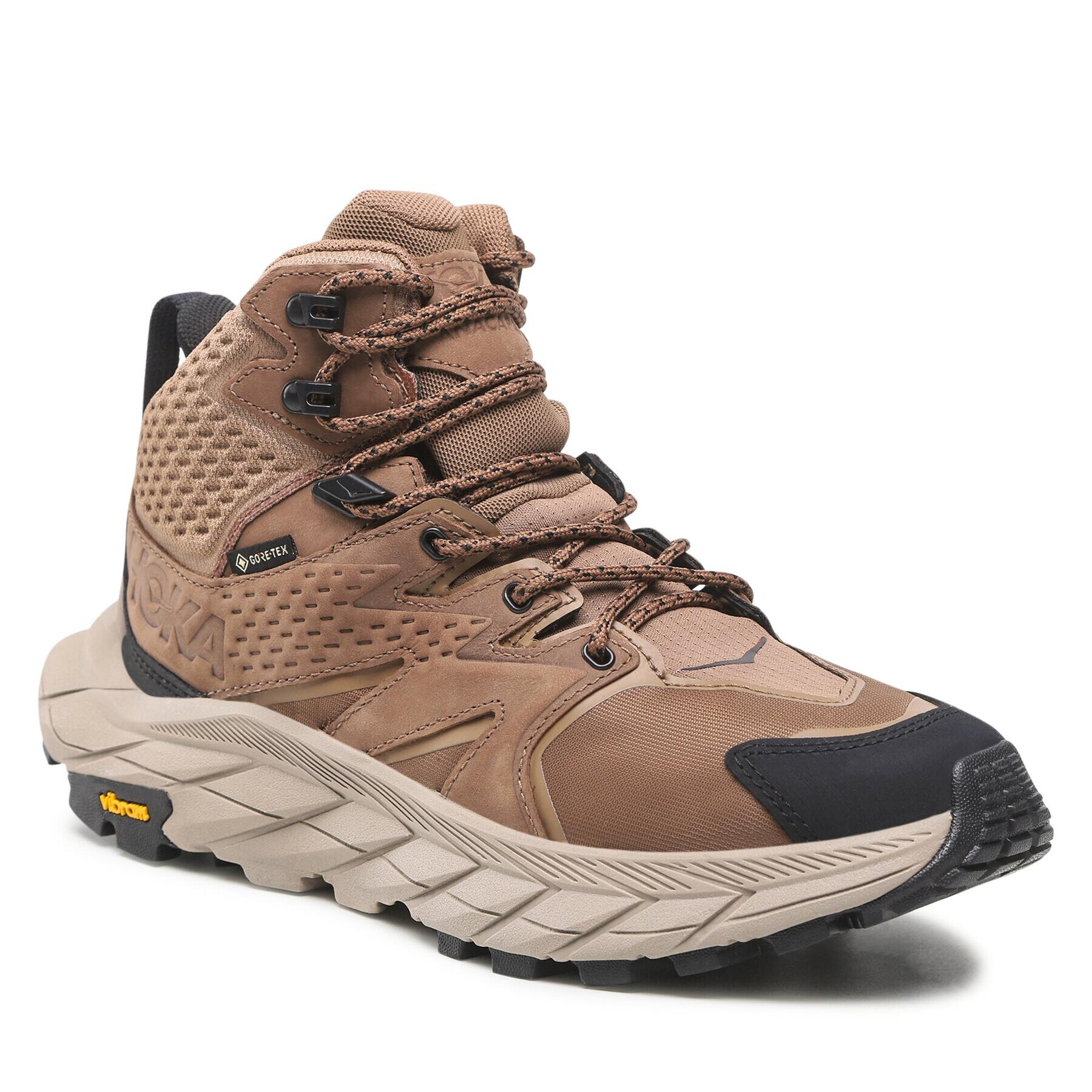 Hoka Trekking čevlji W Anacapa Mid Gtx GORE-TEX 1119372 Rjava - Pepit.si