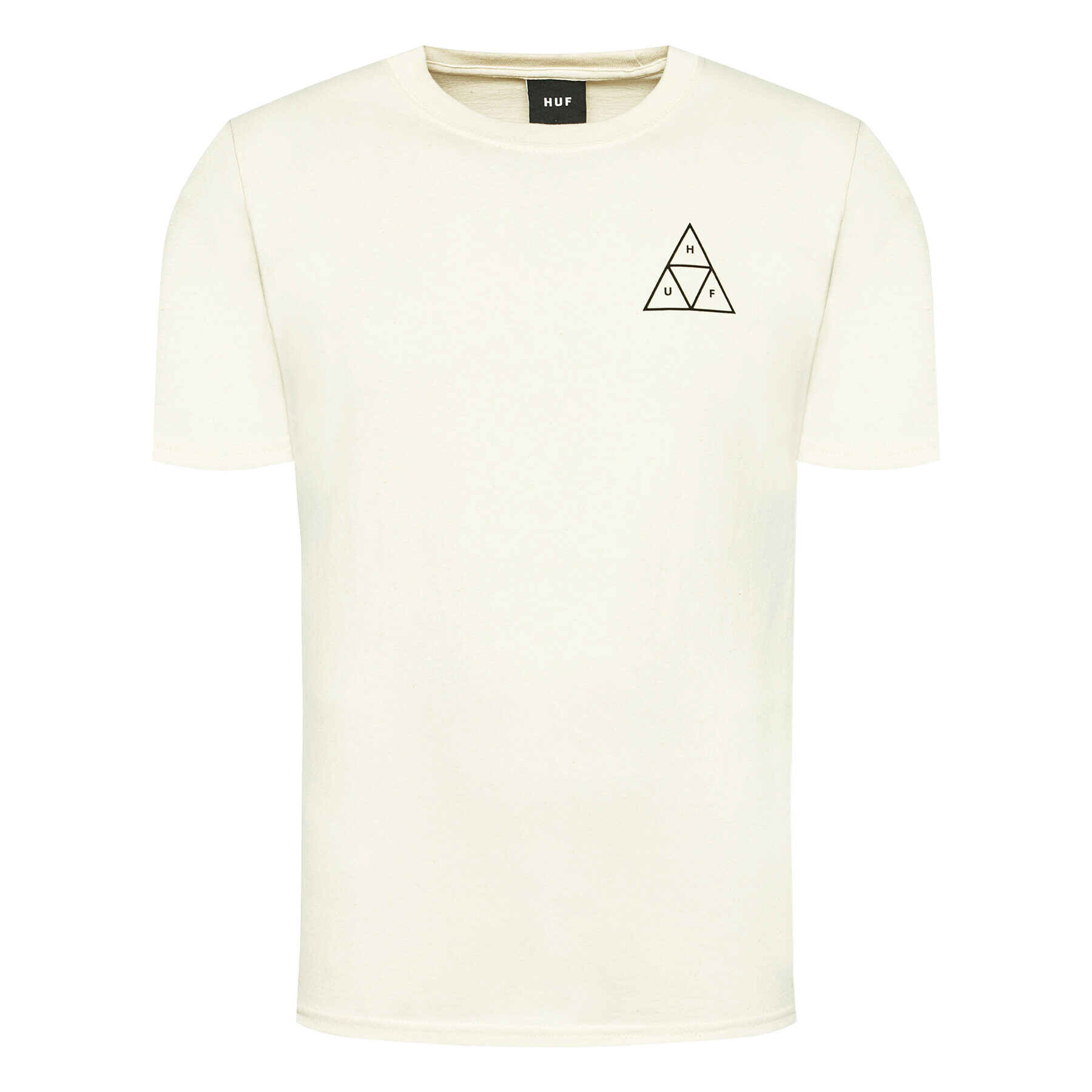 HUF Majica Essentials TS00509 Bež Regular Fit - Pepit.si