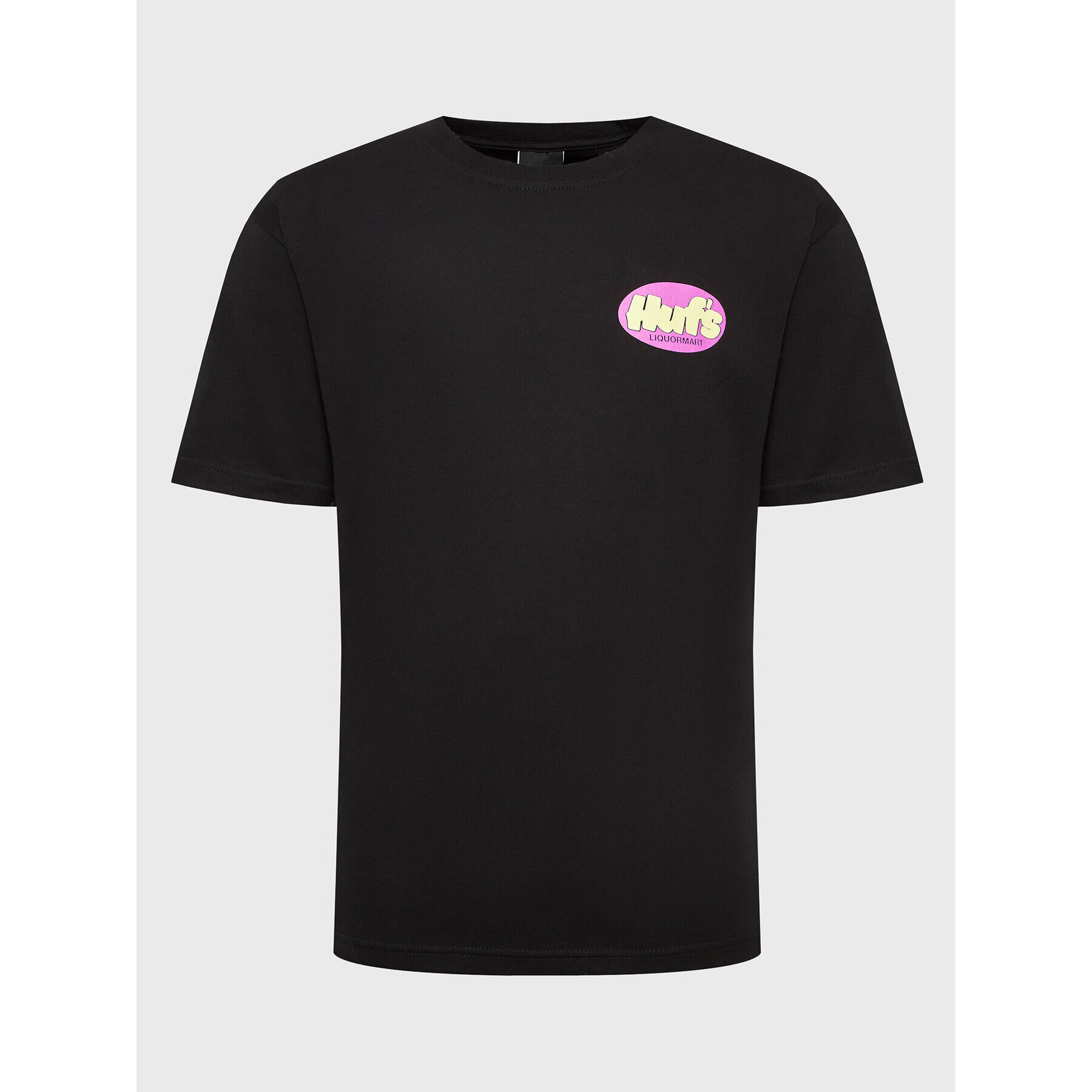 HUF Majica Liquormart TS01946 Črna Regular Fit - Pepit.si