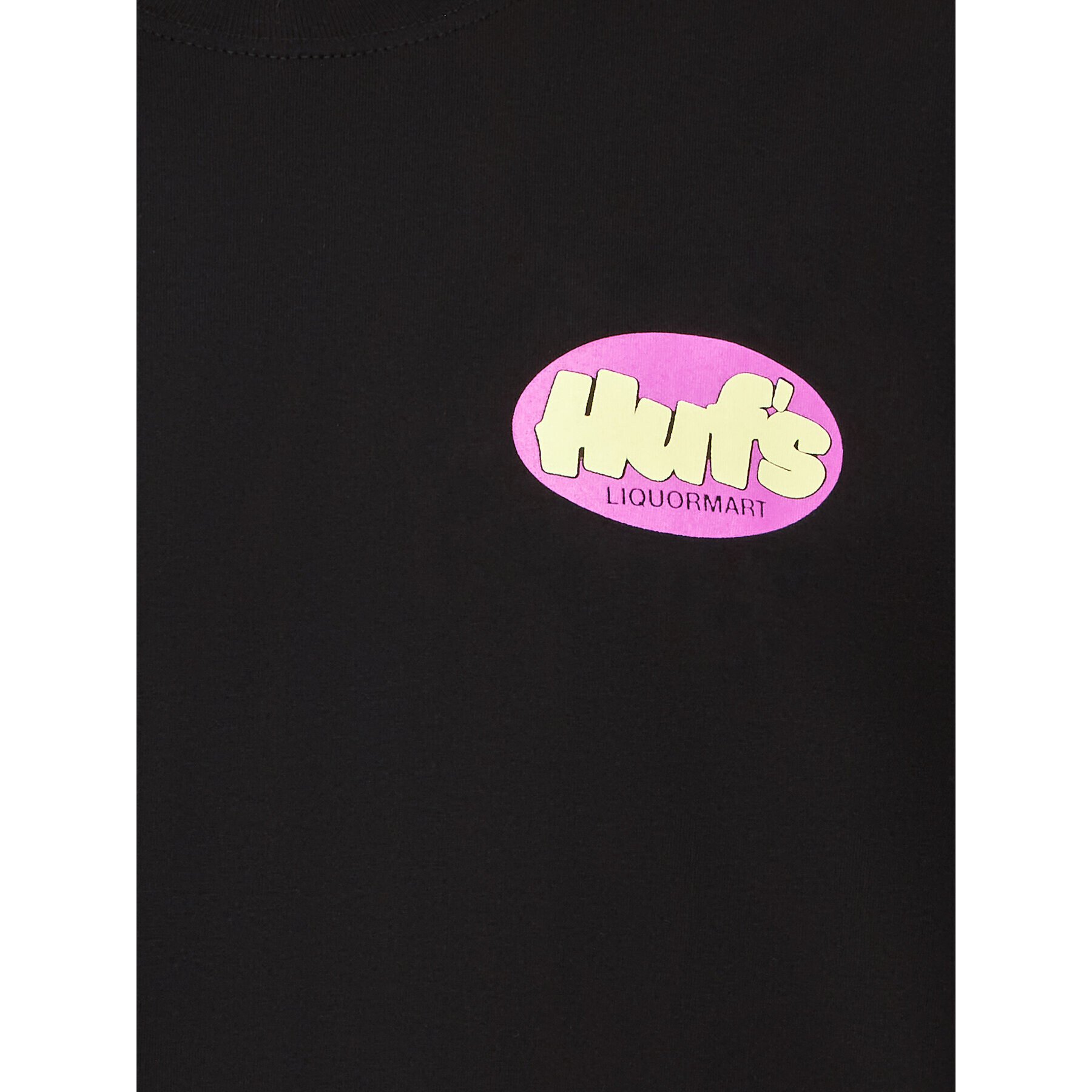 HUF Majica Liquormart TS01946 Črna Regular Fit - Pepit.si