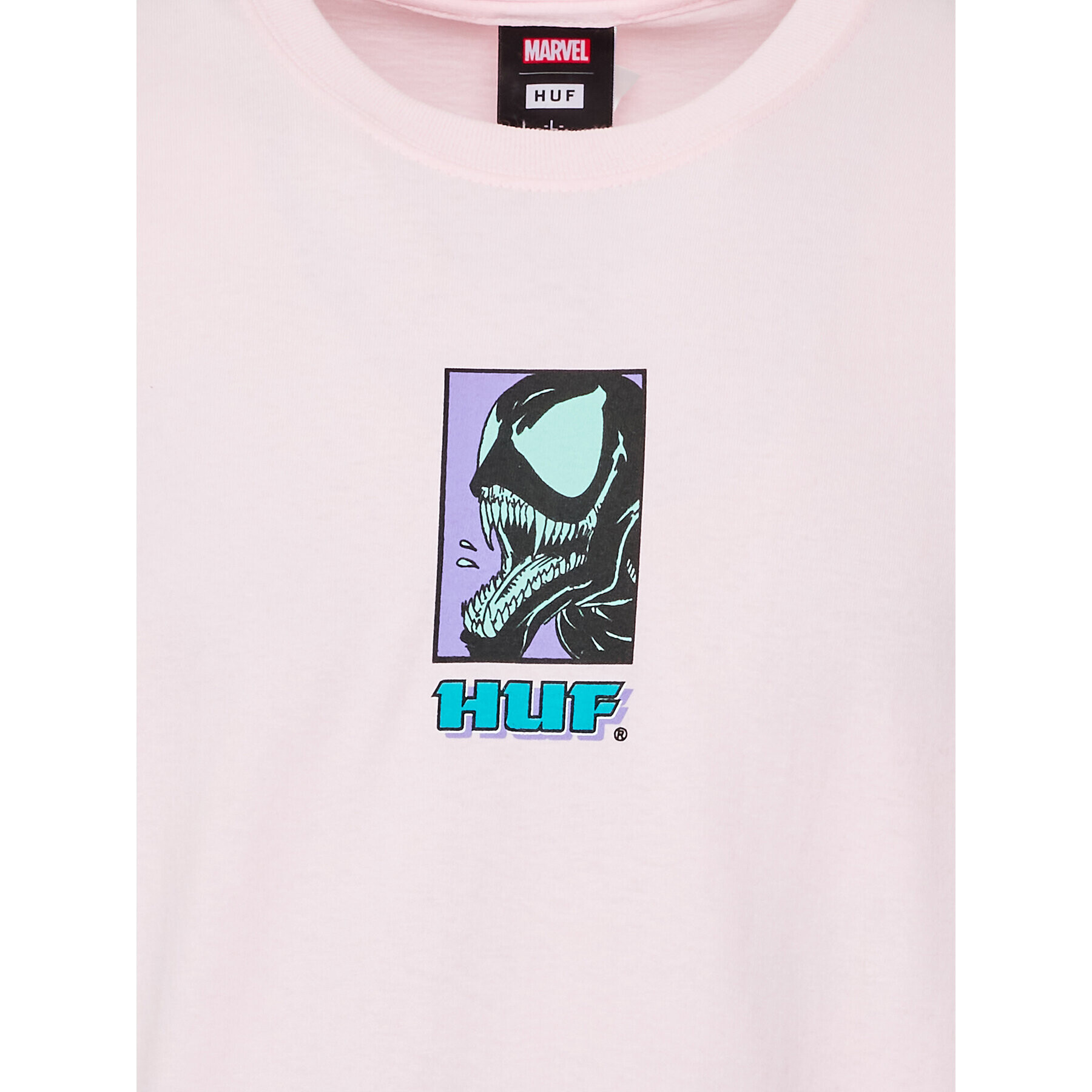 HUF Majica MARVEL Symbiote TS02060 Roza Regular Fit - Pepit.si