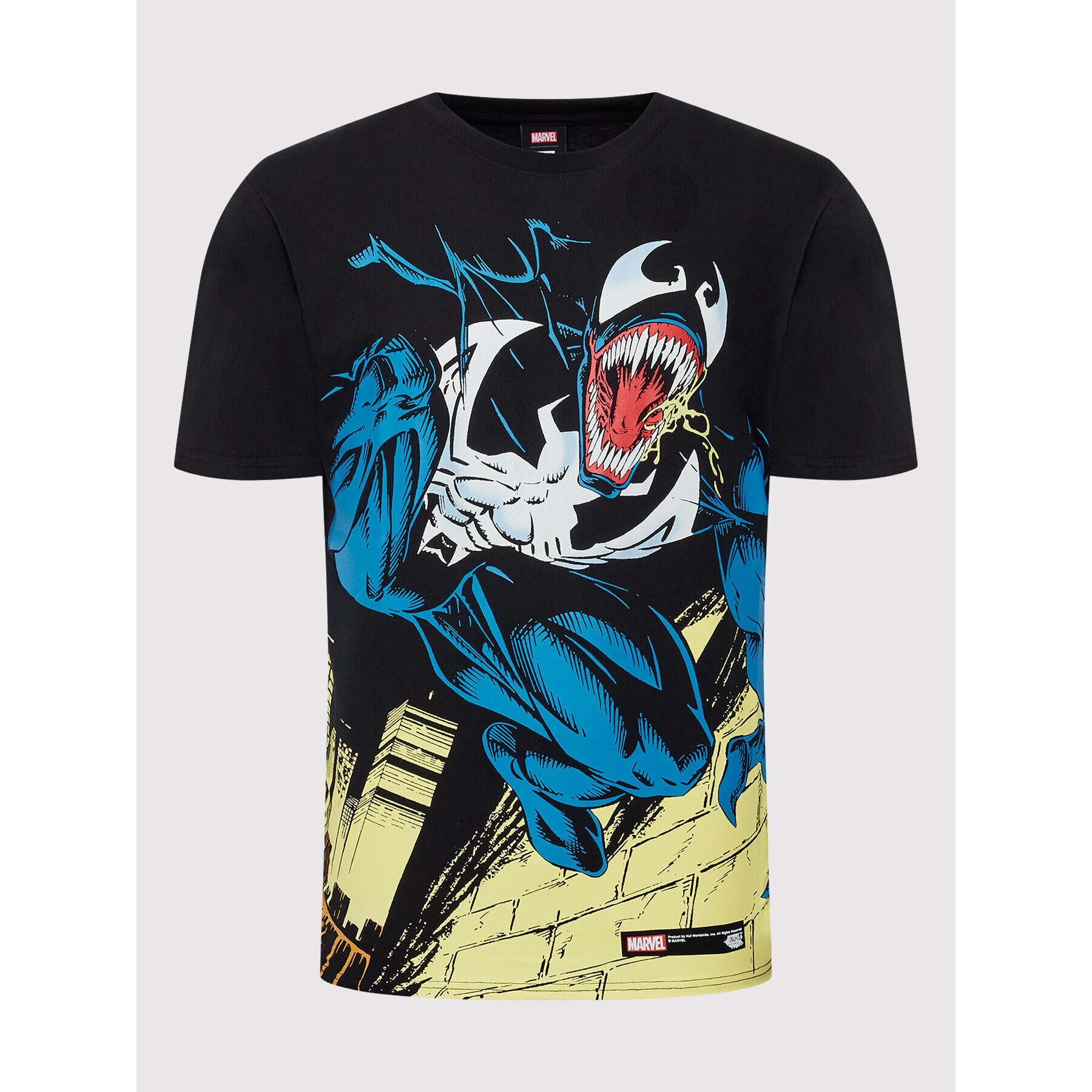 HUF Majica MARVEL Venom TS01891 Črna Regular Fit - Pepit.si