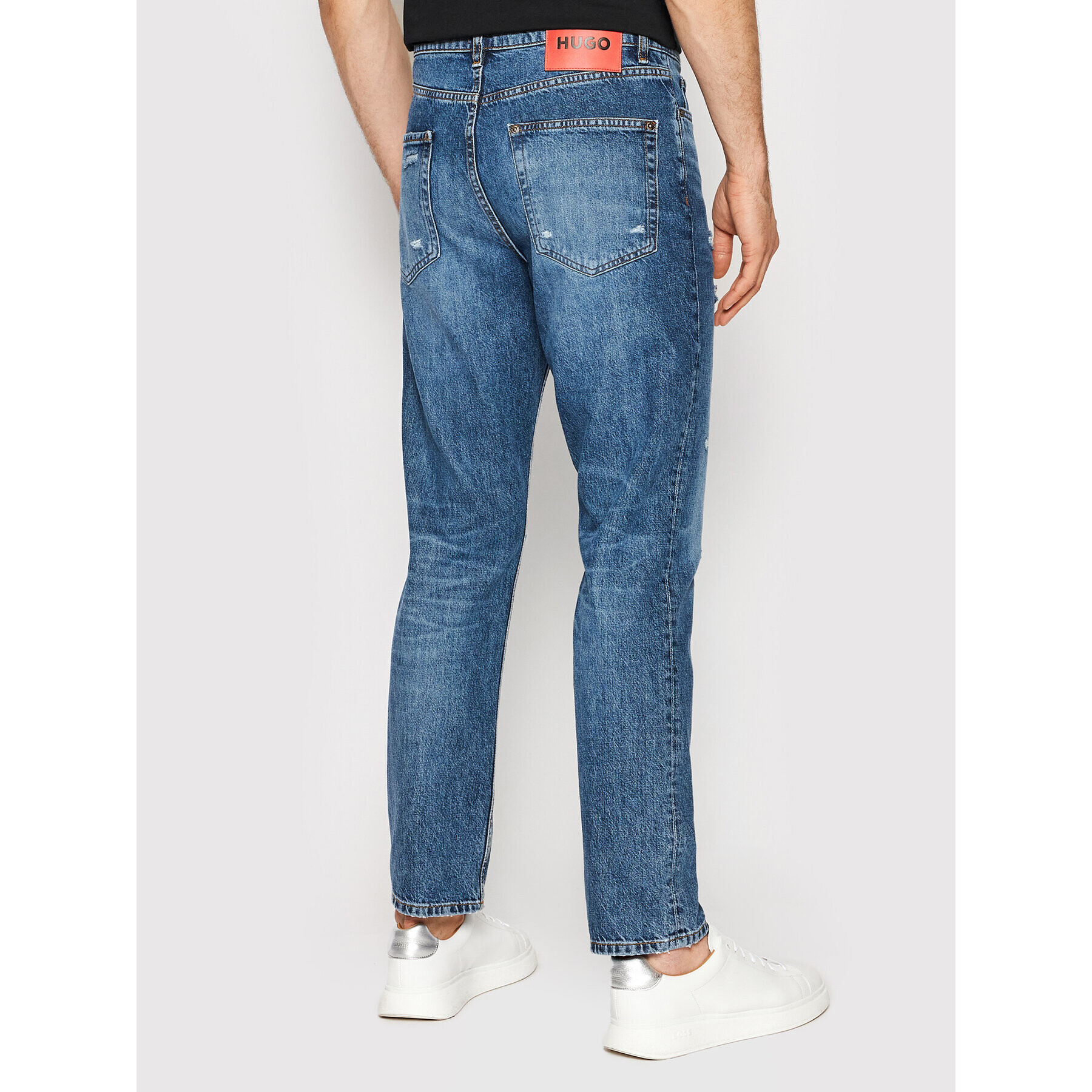 Hugo Jeans hlače 50466700 Modra Regular Fit - Pepit.si