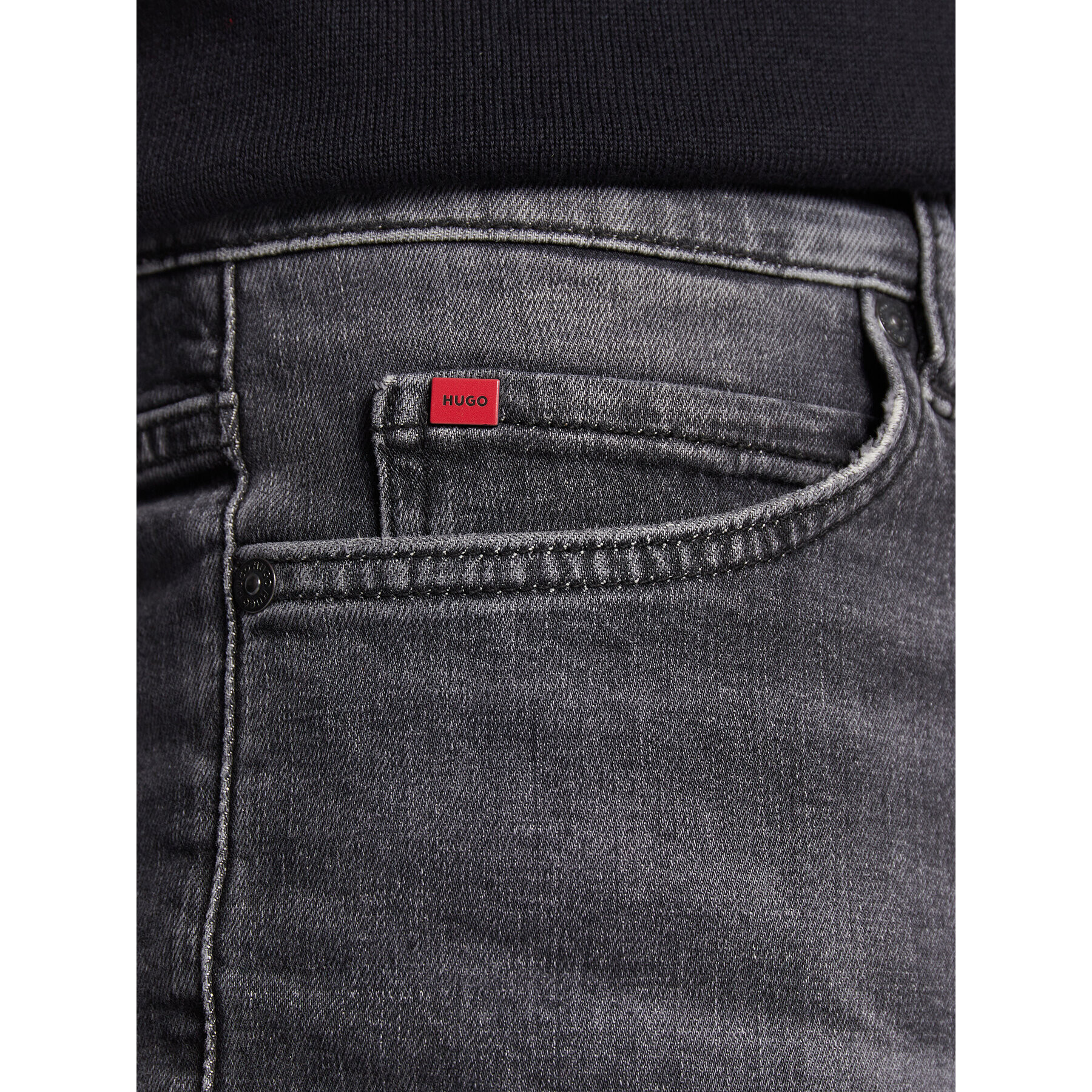 Hugo Jeans hlače 50476210 Siva Tapered Fit - Pepit.si