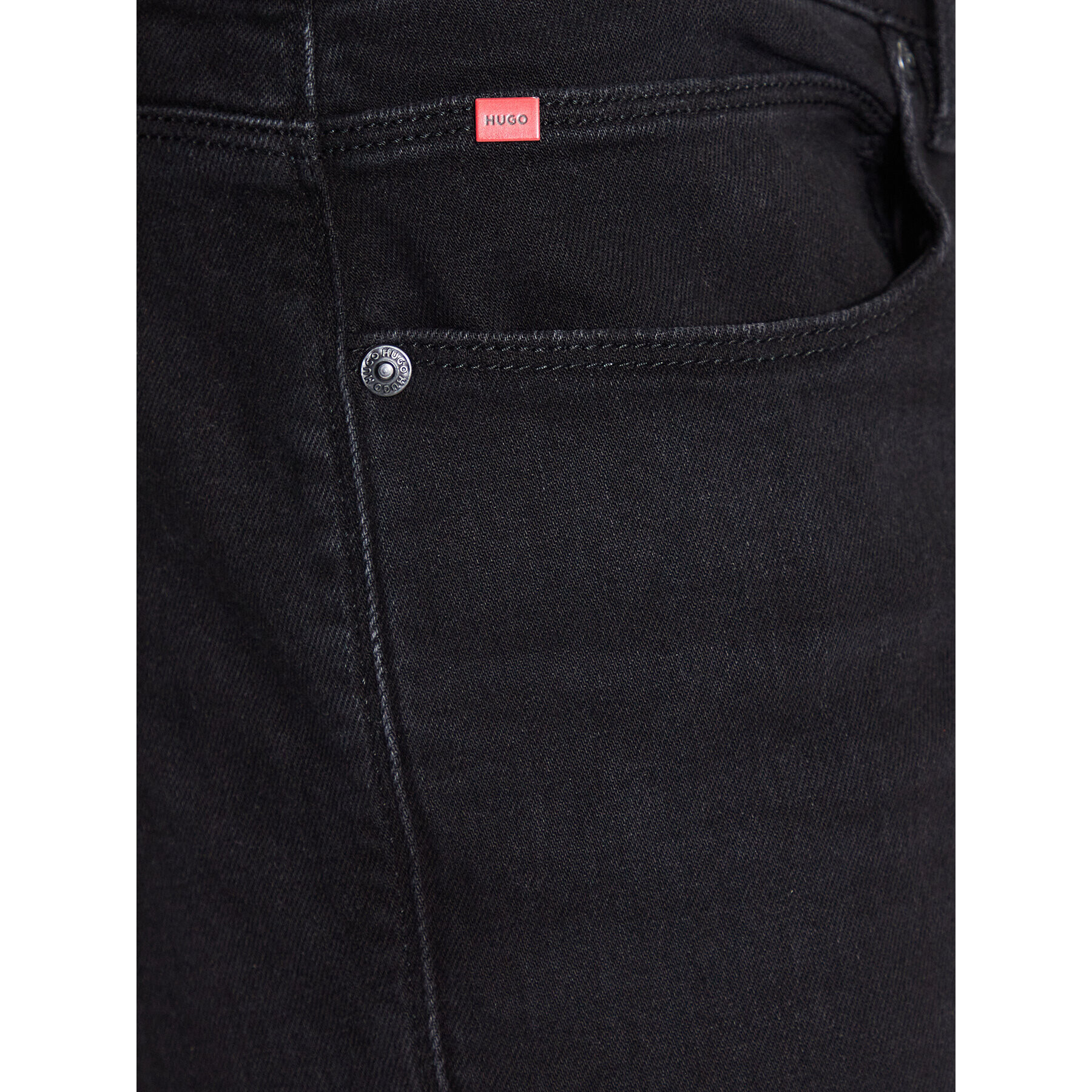 Hugo Jeans hlače 50481995 Črna Extra Slim Fit - Pepit.si