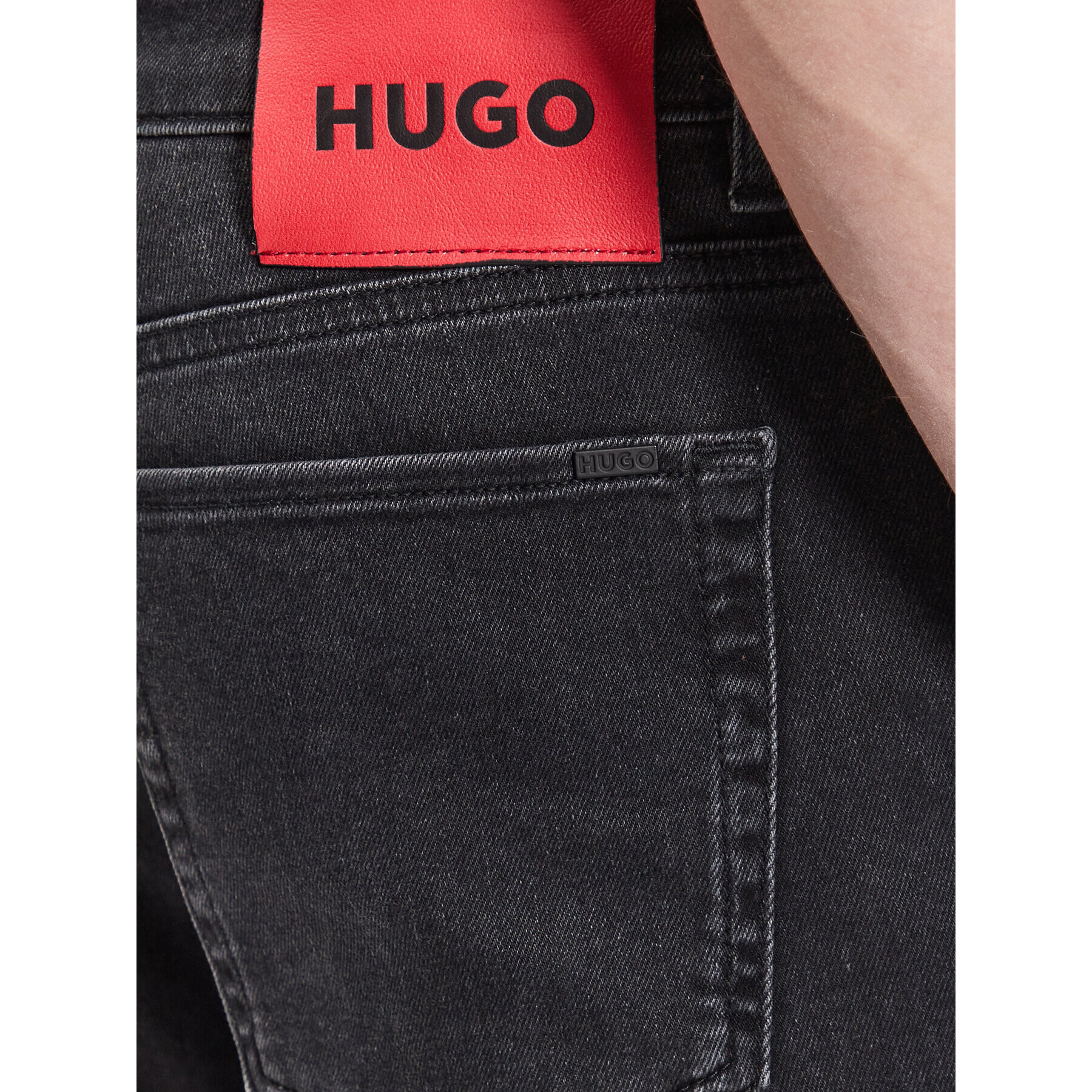 Hugo Jeans hlače 50482139 Siva Tapered Fit - Pepit.si