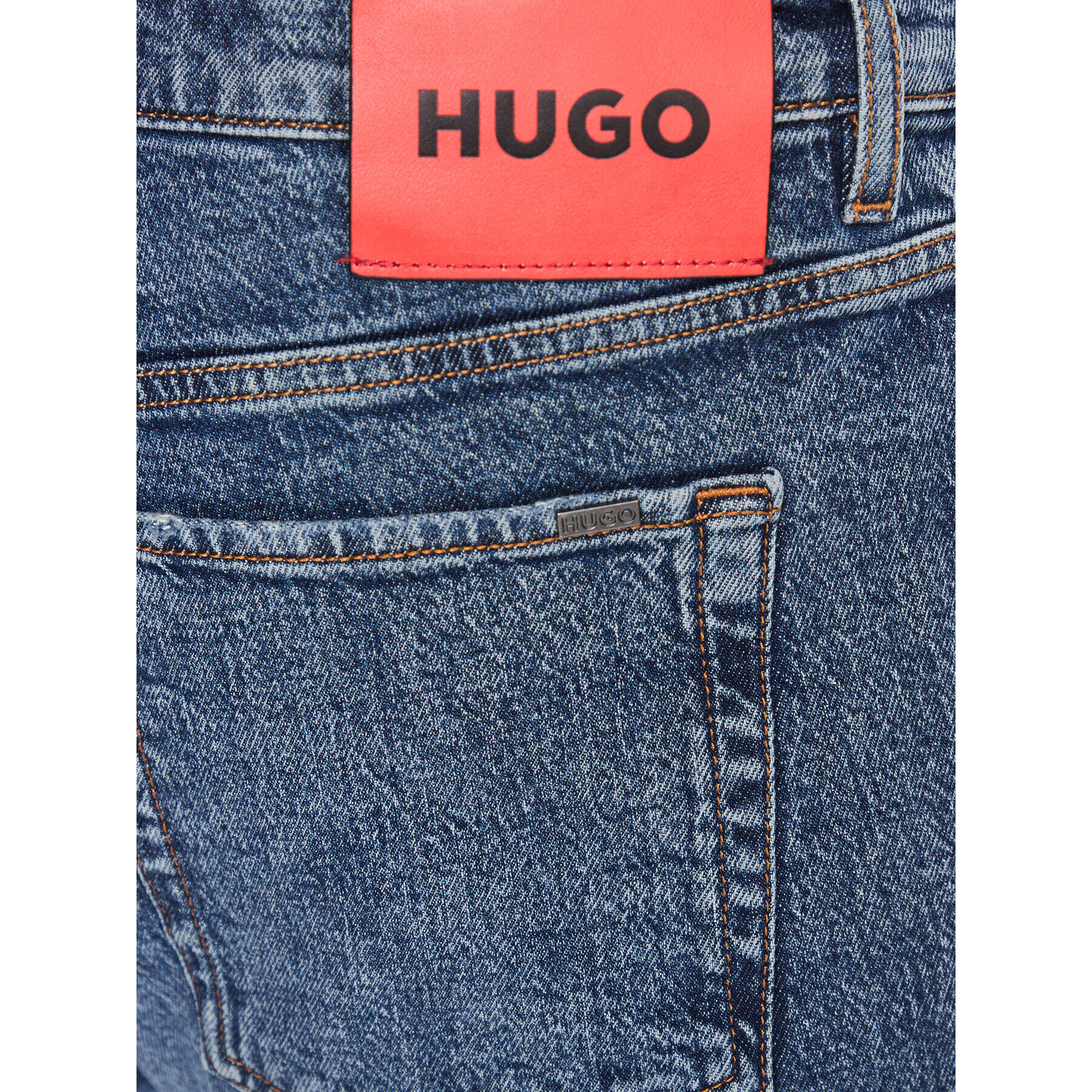 Hugo Jeans hlače 50493882 Modra Tapered Fit - Pepit.si