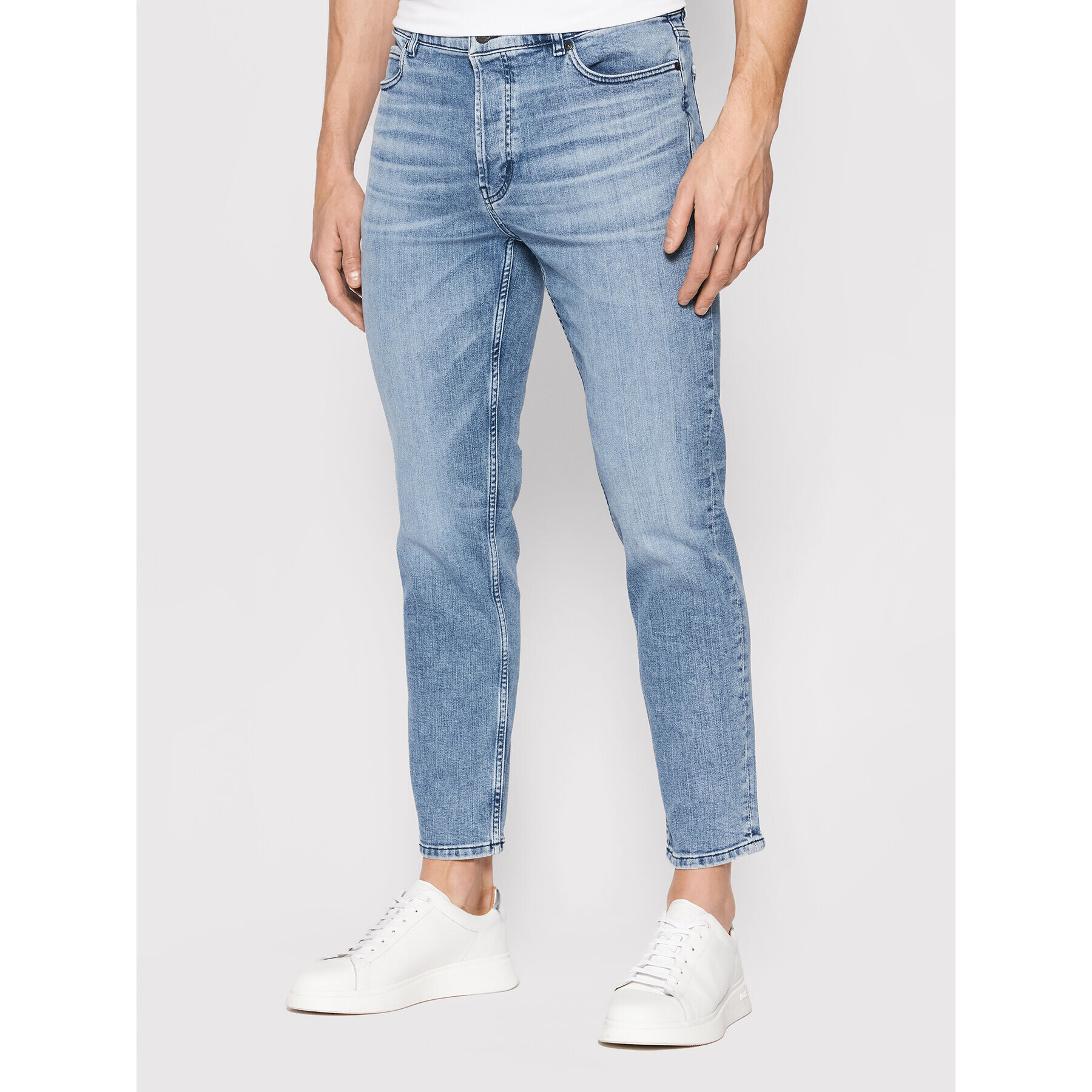 Hugo Jeans hlače 634 50463347 Modra Slim Fit - Pepit.si