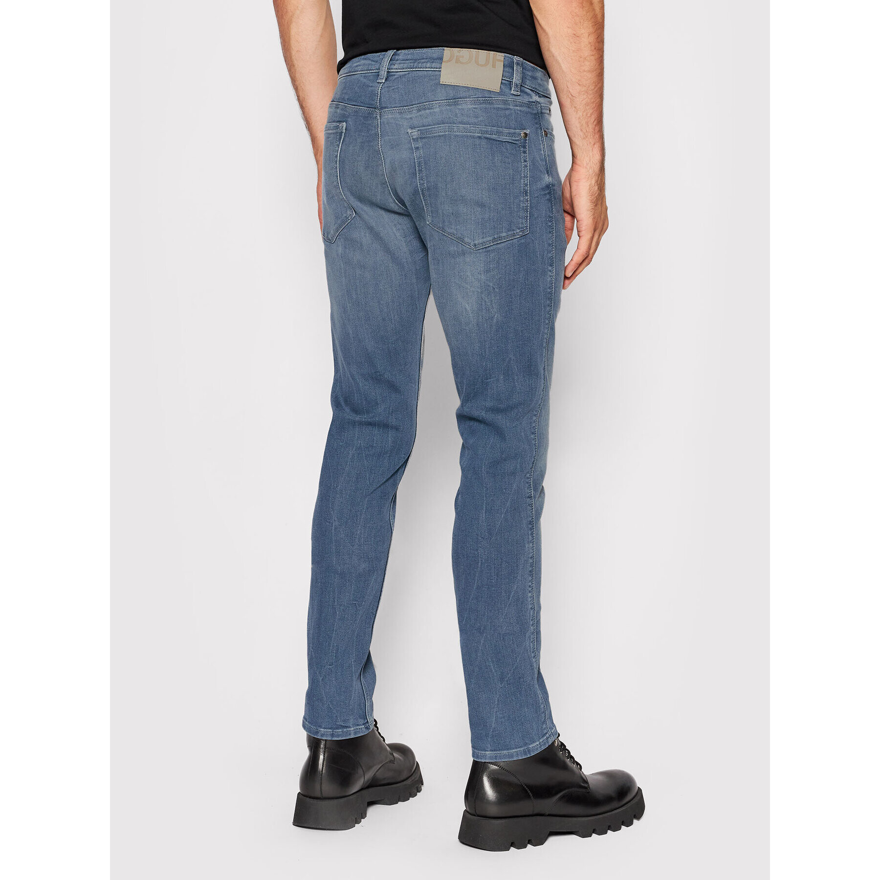 Hugo Jeans hlače 708 50453520 Modra Slim Fit - Pepit.si