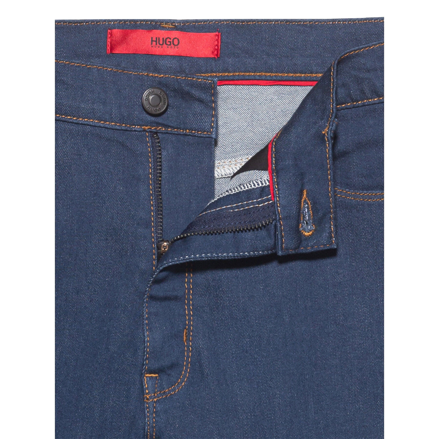 Hugo Jeans hlače 734 50441720 Mornarsko modra Extra Slim Fit - Pepit.si