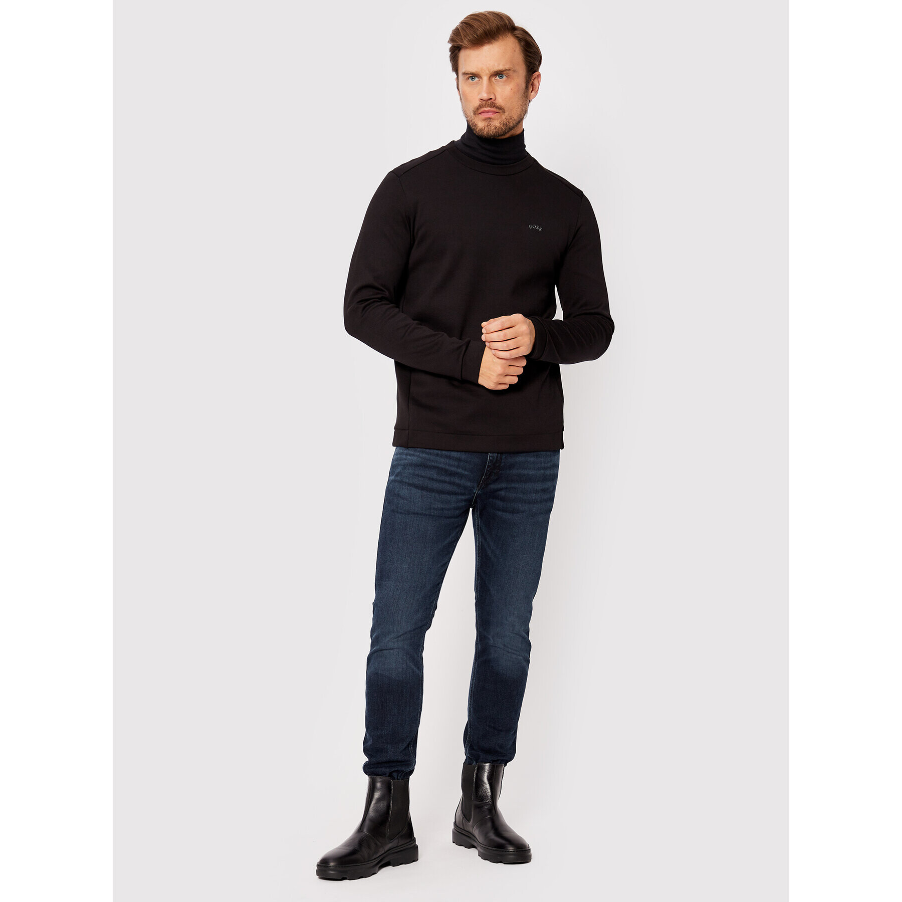 Hugo Jeans hlače 734 50473862 Mornarsko modra Extra Slim Fit - Pepit.si