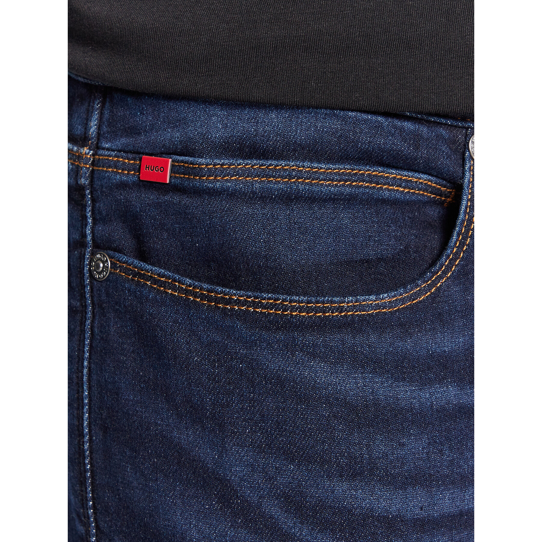 Hugo Jeans hlače 734 50476162 Mornarsko modra Extra Slim Fit - Pepit.si