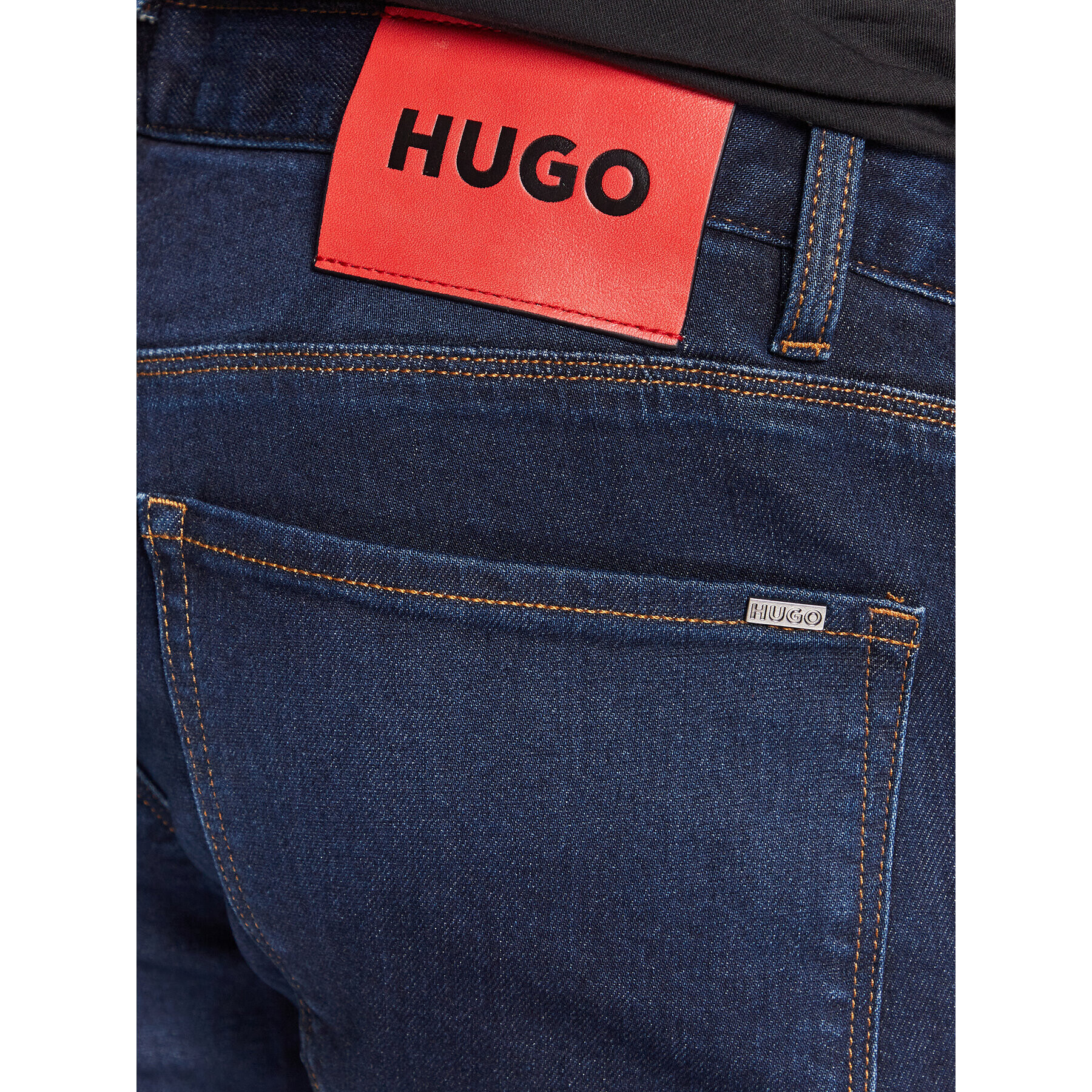 Hugo Jeans hlače 734 50476162 Mornarsko modra Extra Slim Fit - Pepit.si