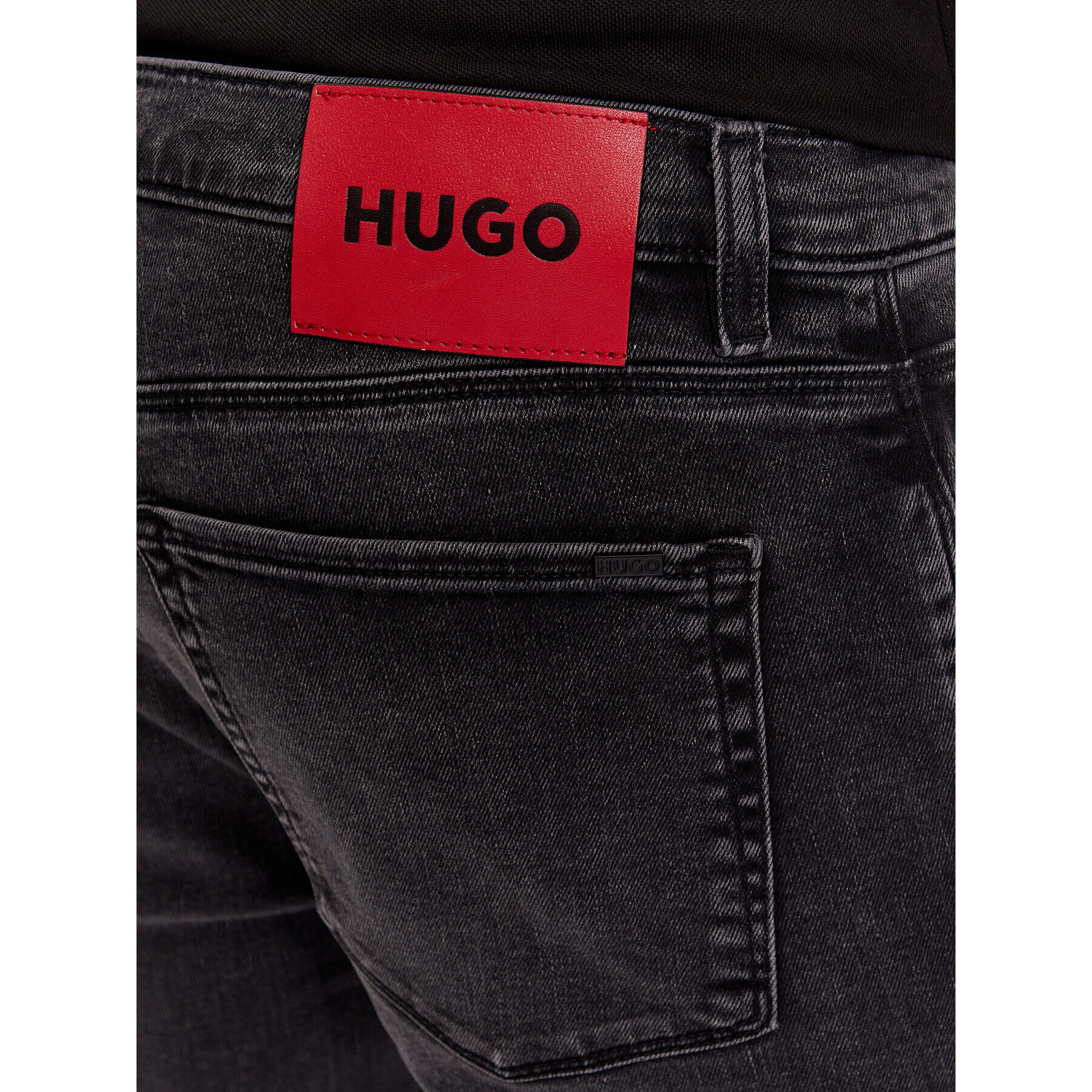 Hugo Jeans hlače 734 50498990 Siva Slim Fit - Pepit.si