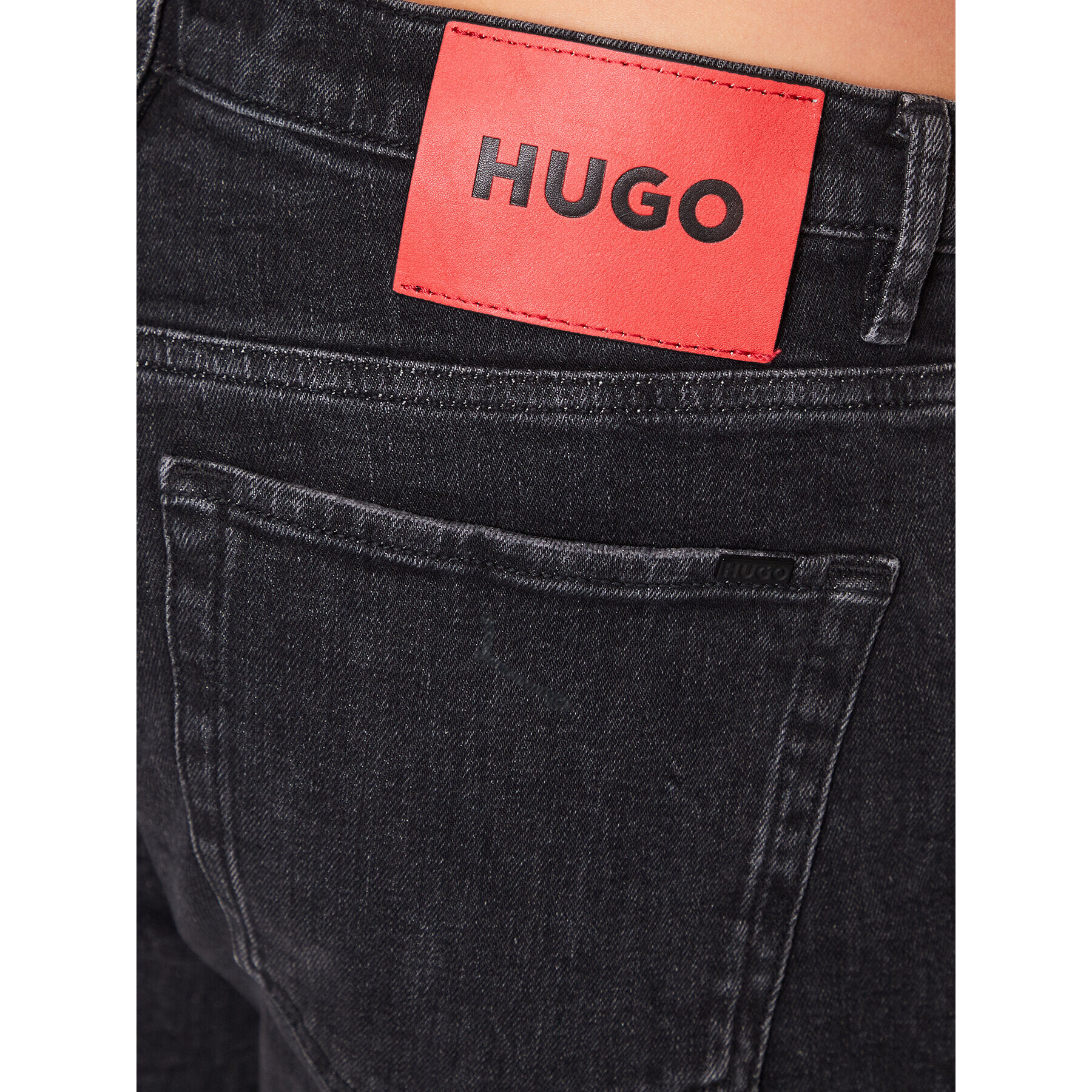 Hugo Jeans kratke hlače 50489779 Siva Tapered Fit - Pepit.si