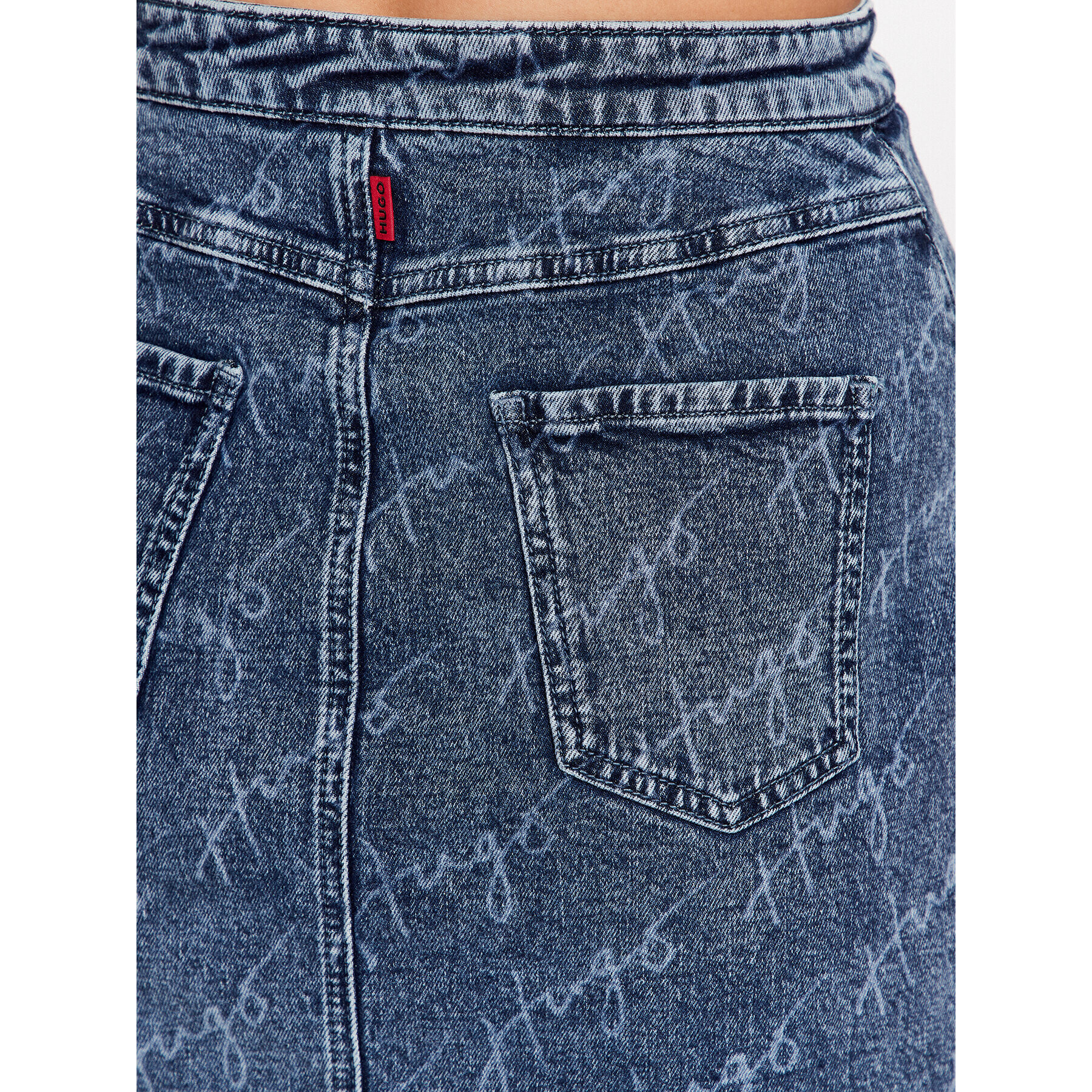 Hugo Jeans krilo 50489312 Modra Slim Fit - Pepit.si