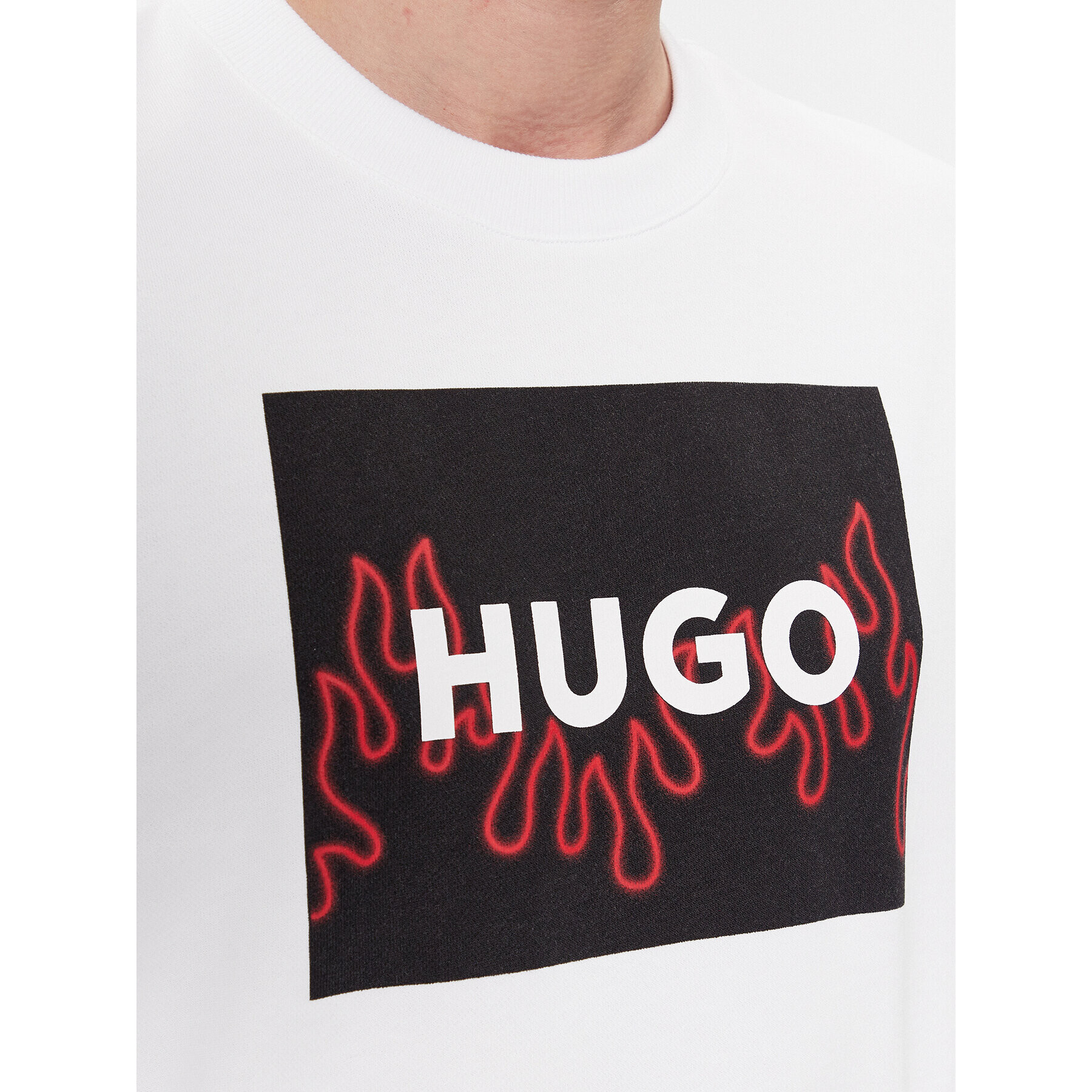 Hugo Jopa Duragol 50506990 Bela Regular Fit - Pepit.si