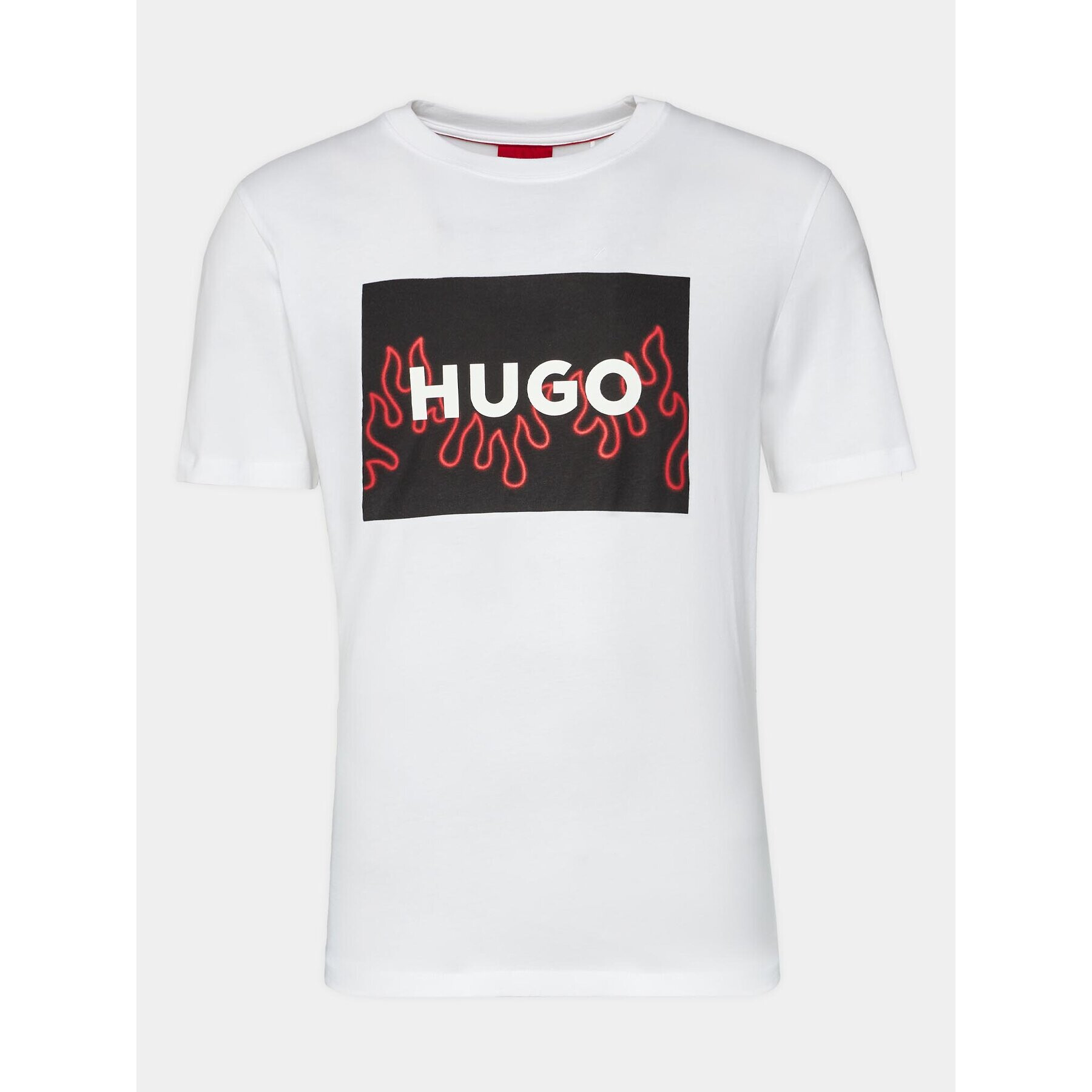 Hugo Majica Dulive 50506989 Bela Regular Fit - Pepit.si