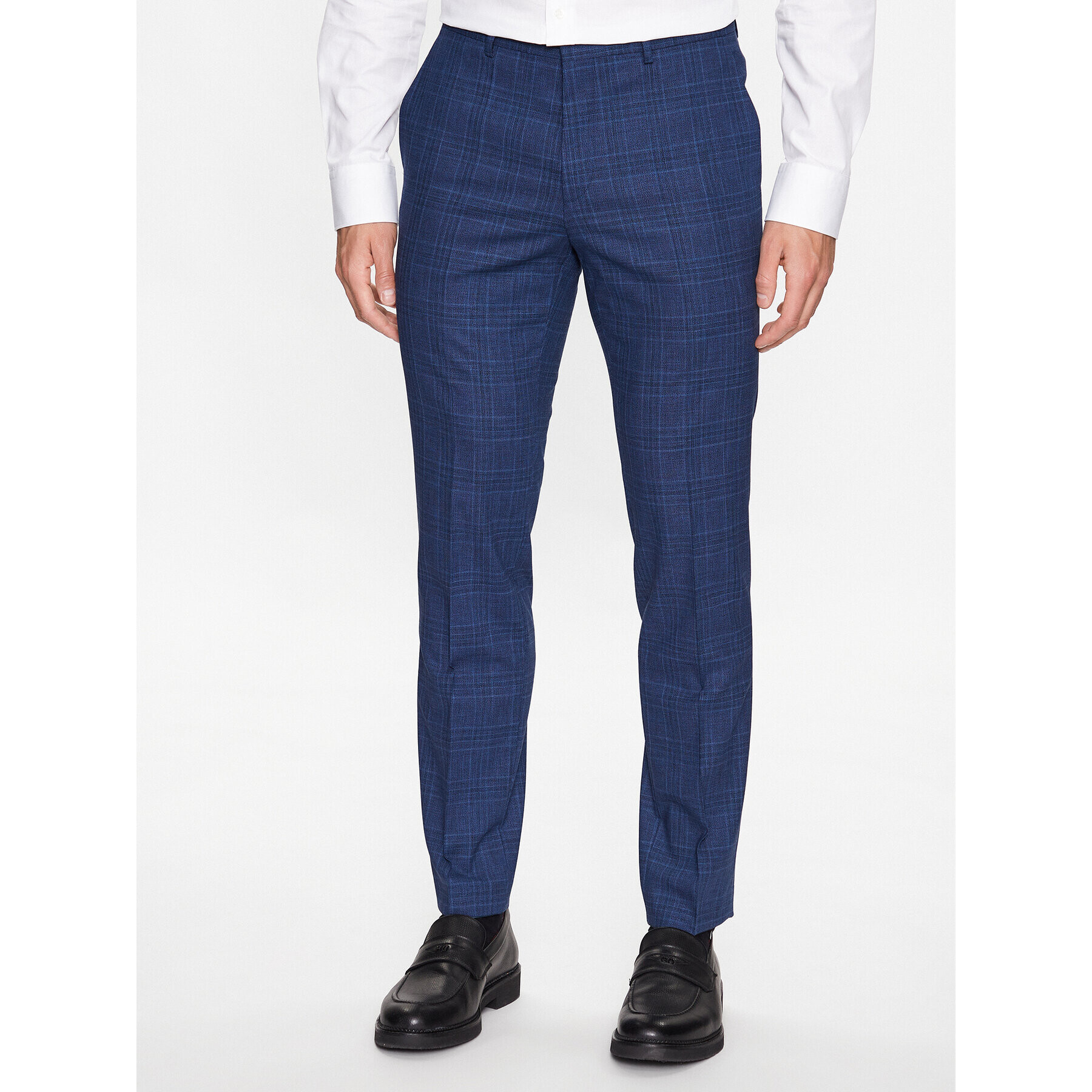 Hugo Obleka 50490975 Mornarsko modra Extra Slim Fit - Pepit.si