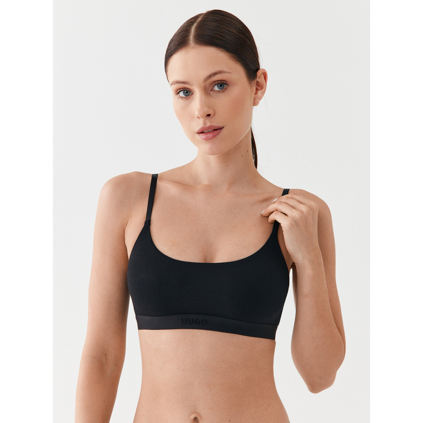 Hugo Set 2 nedrčkov top Twin Bralette Pure 50496865 Črna - Pepit.si