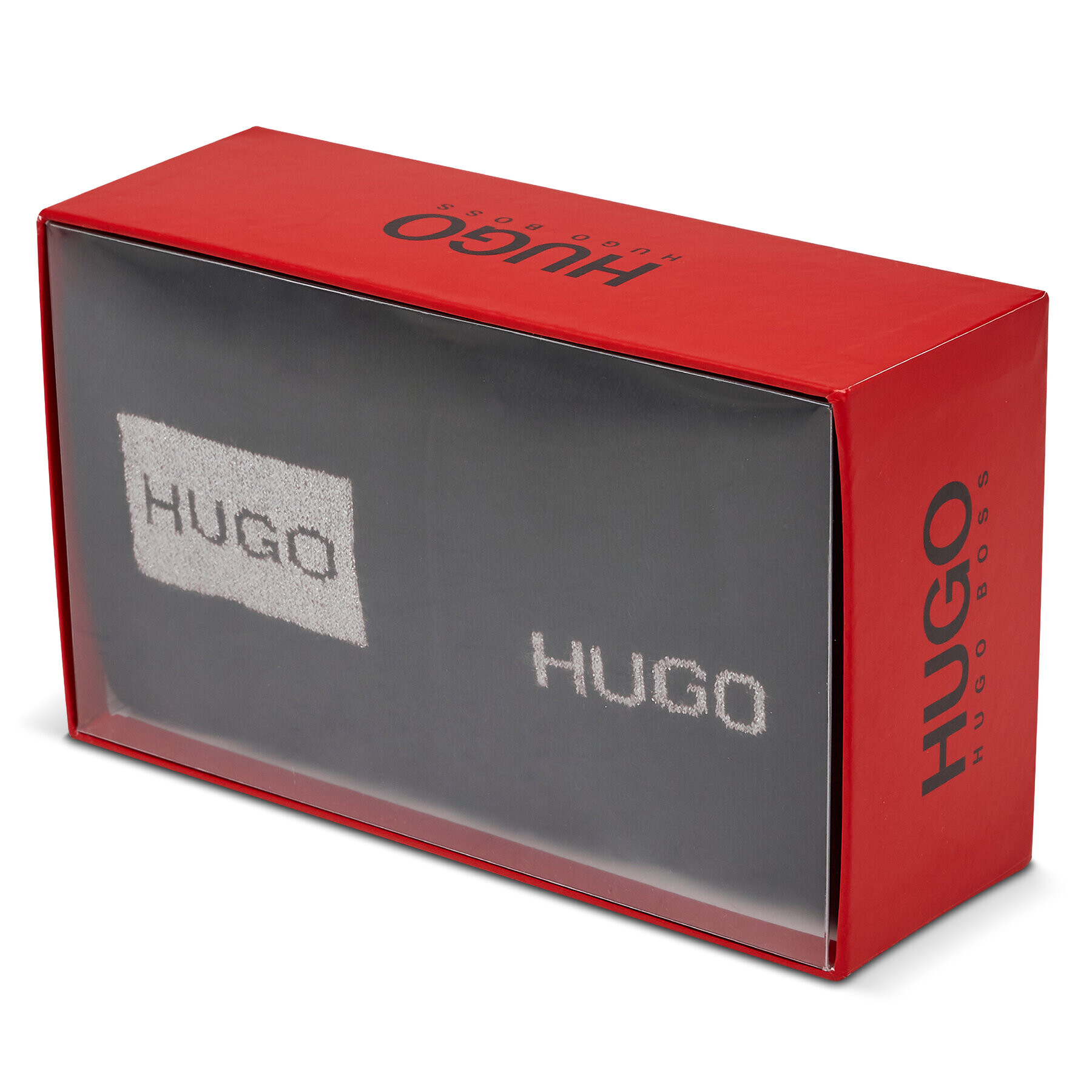 Hugo Set 2 parov moških visokih nogavic 2P Giftset Lurex Cc 50445683 Črna - Pepit.si