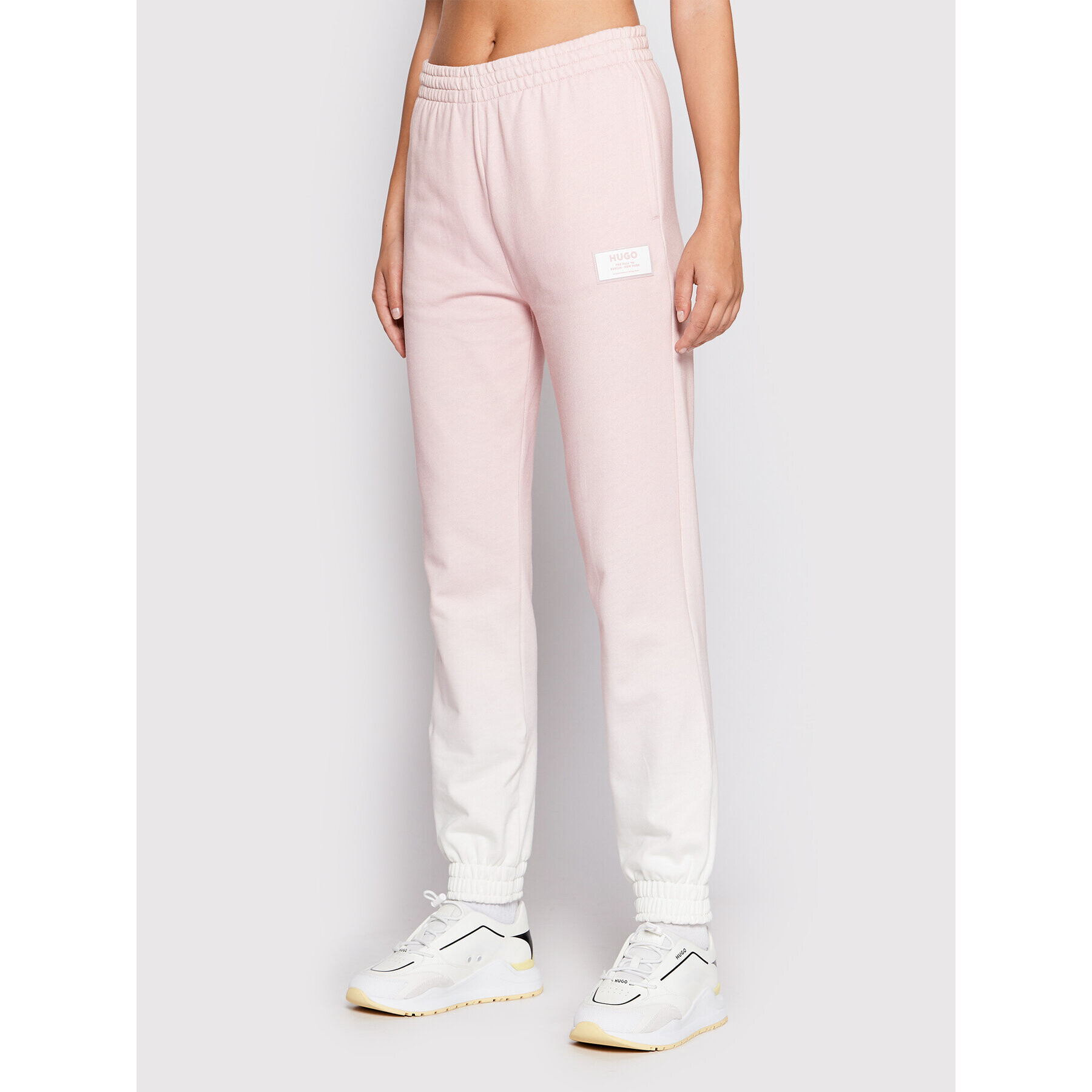 Hugo Spodnji del trenirke Najogger_3 50481514 Roza Regular Fit - Pepit.si