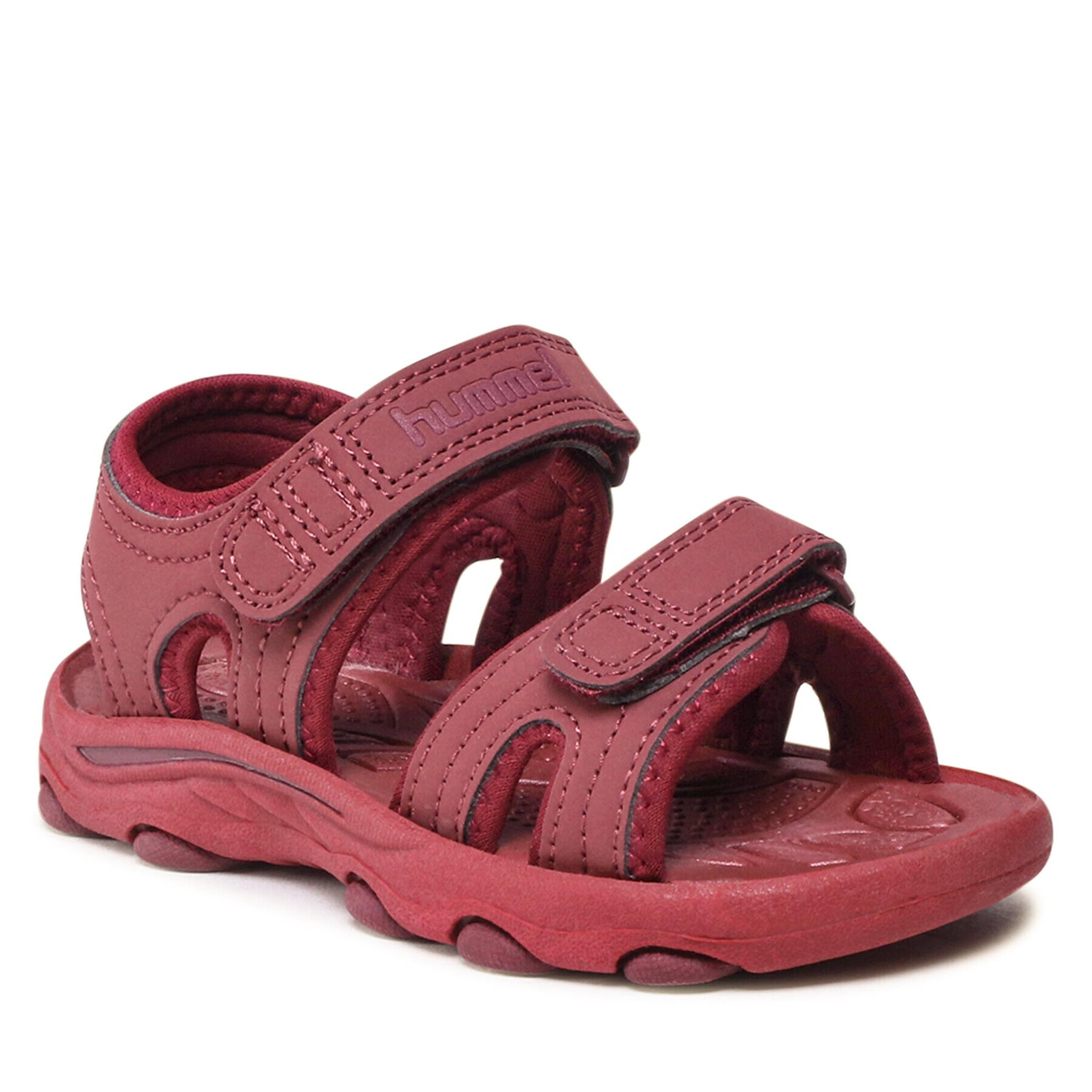 Hummel Sandali Sandal Wave Jr 211504-4162 Bordo rdeča - Pepit.si