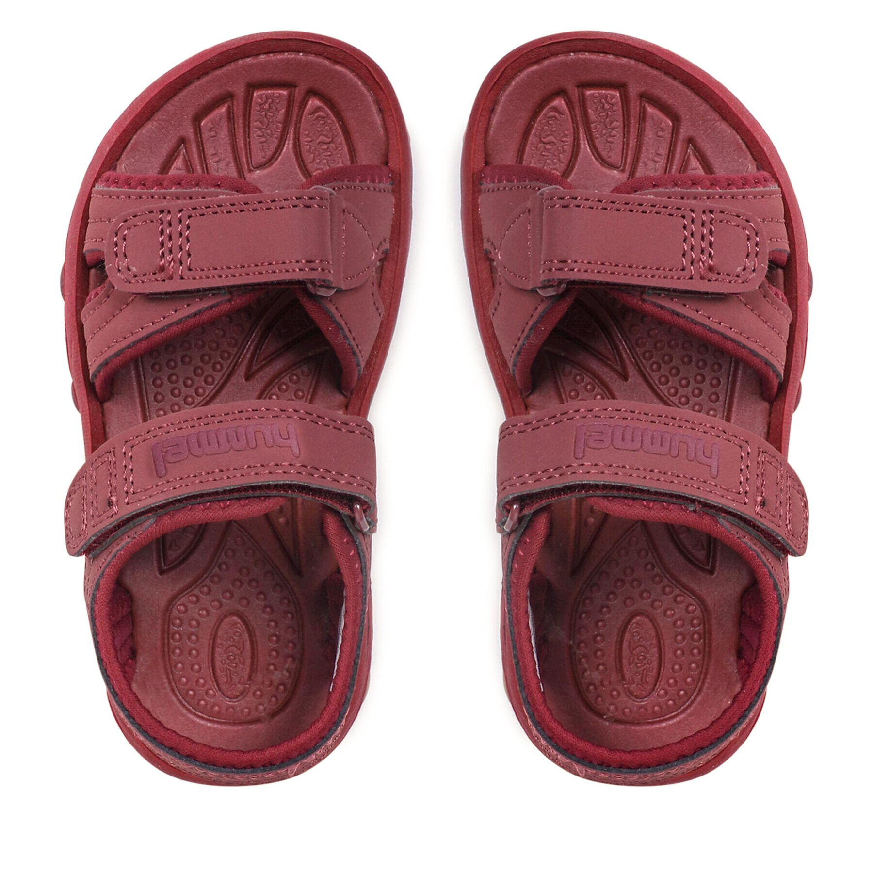 Hummel Sandali Sandal Wave Jr 211504-4162 Bordo rdeča - Pepit.si