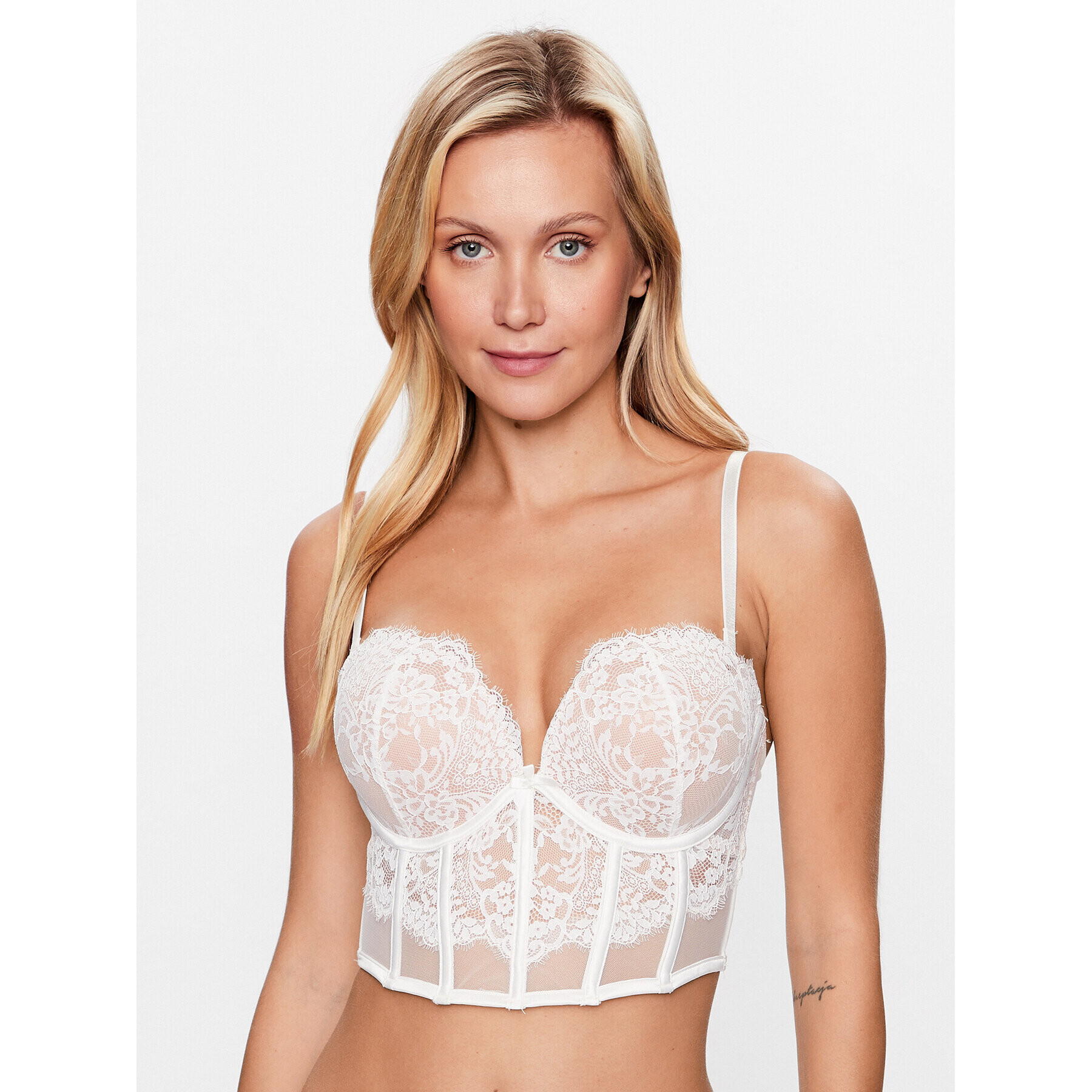 Hunkemöller Push-Up nedrček Chlo II 202095 Bela - Pepit.si