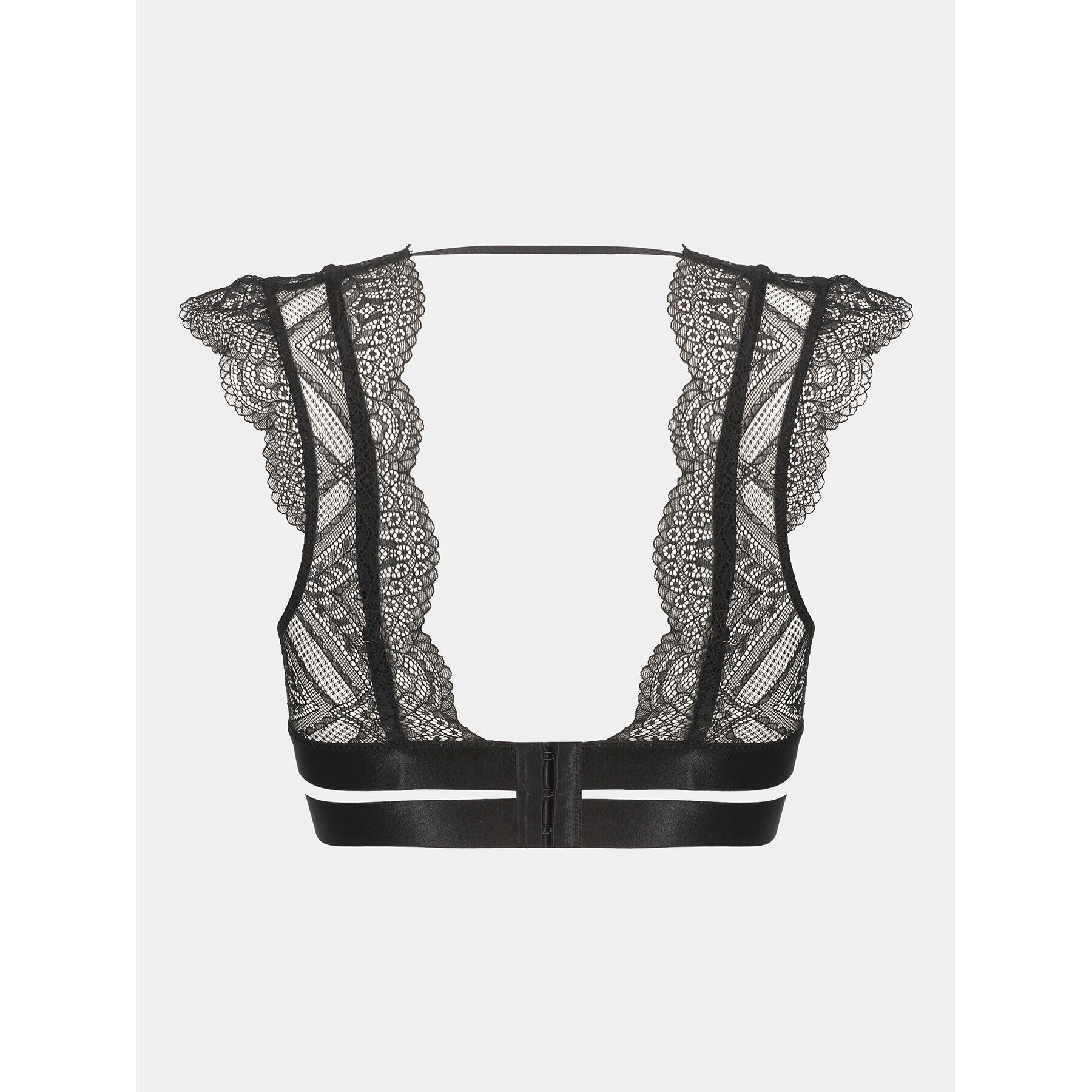 Hunkemöller Trikotni nedrček Cheyenna Bralette 200777 Črna - Pepit.si