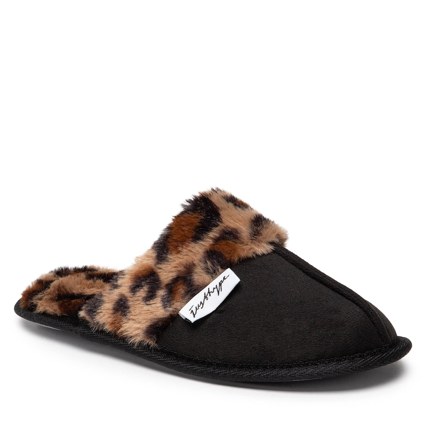 HYPE Copati Multi Womens Slip On Mule Slipper YWBS-010 Črna - Pepit.si