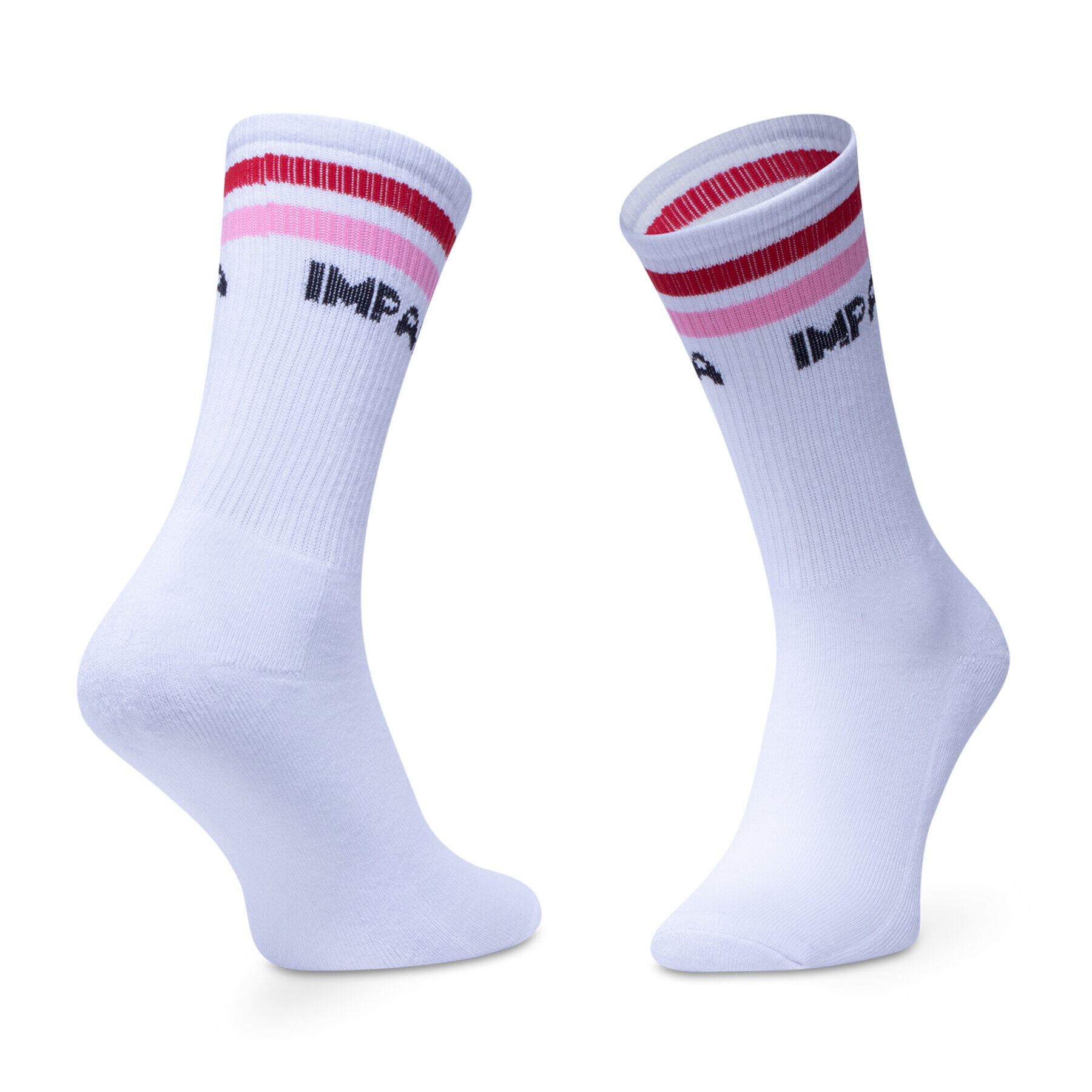 Impala Set 3 parov ženskih visokih nogavic Stripe Sock 3 Pack IM787000 Bela - Pepit.si