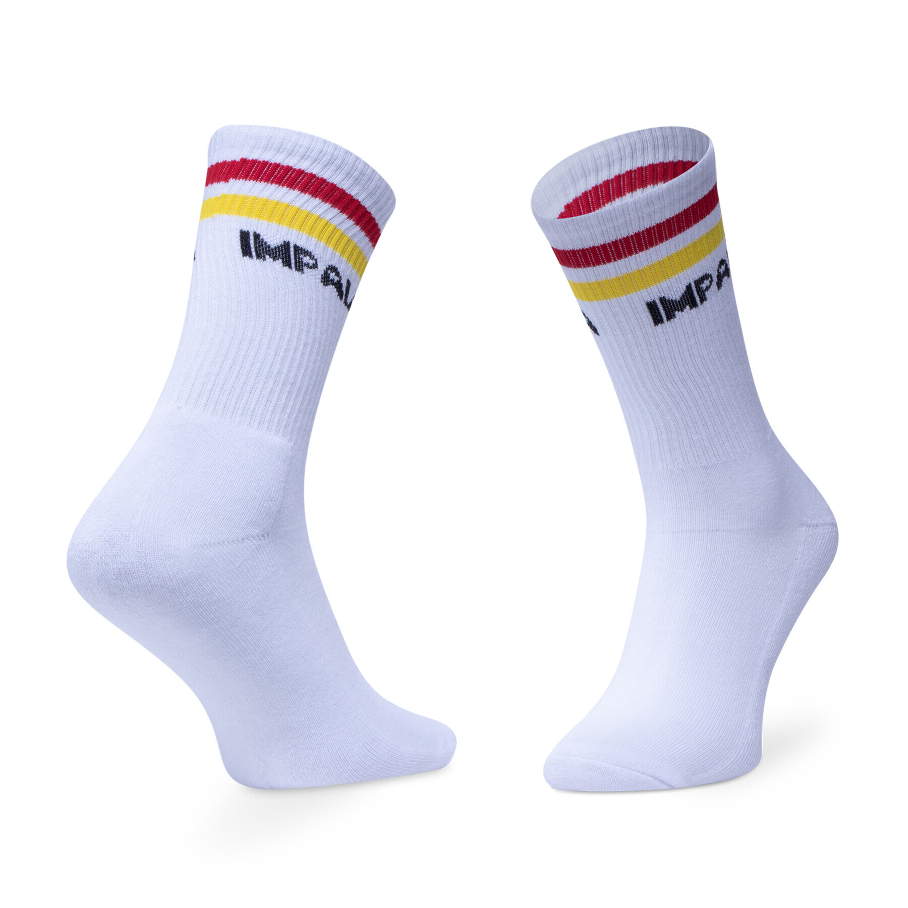 Impala Set 3 parov ženskih visokih nogavic Stripe Sock 3 Pack IM787000 Bela - Pepit.si