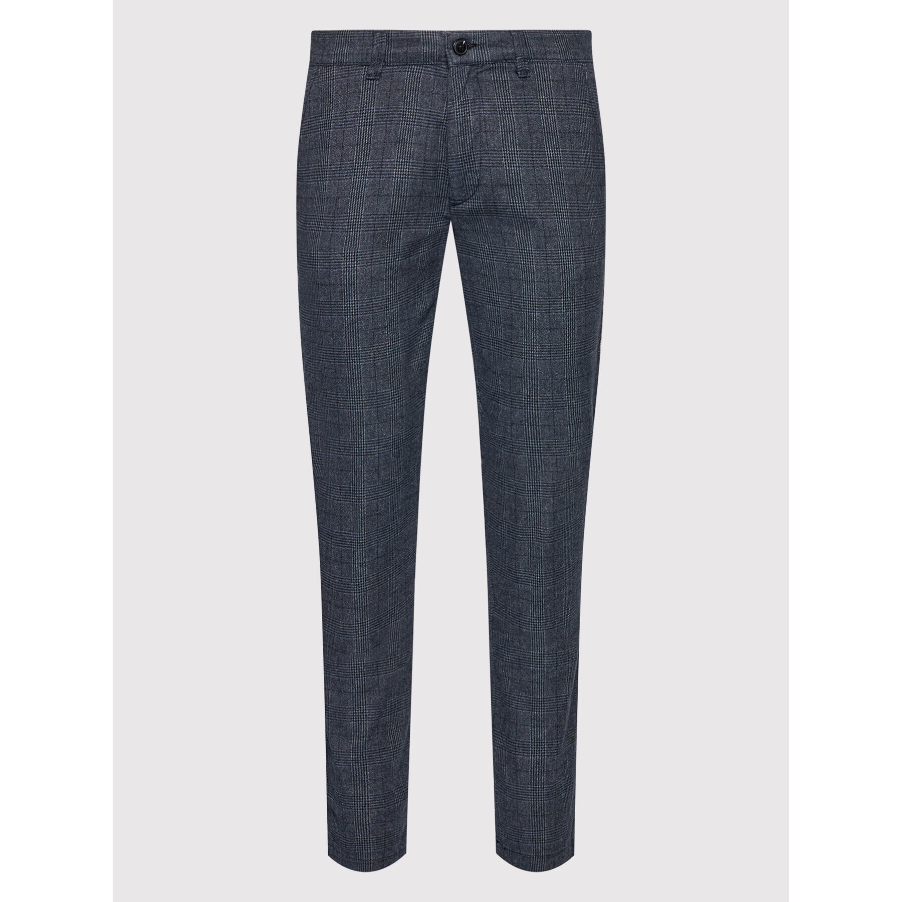 Jack&Jones Chino hlače Ollie Charlie 12194679 Mornarsko modra Regular Fit - Pepit.si