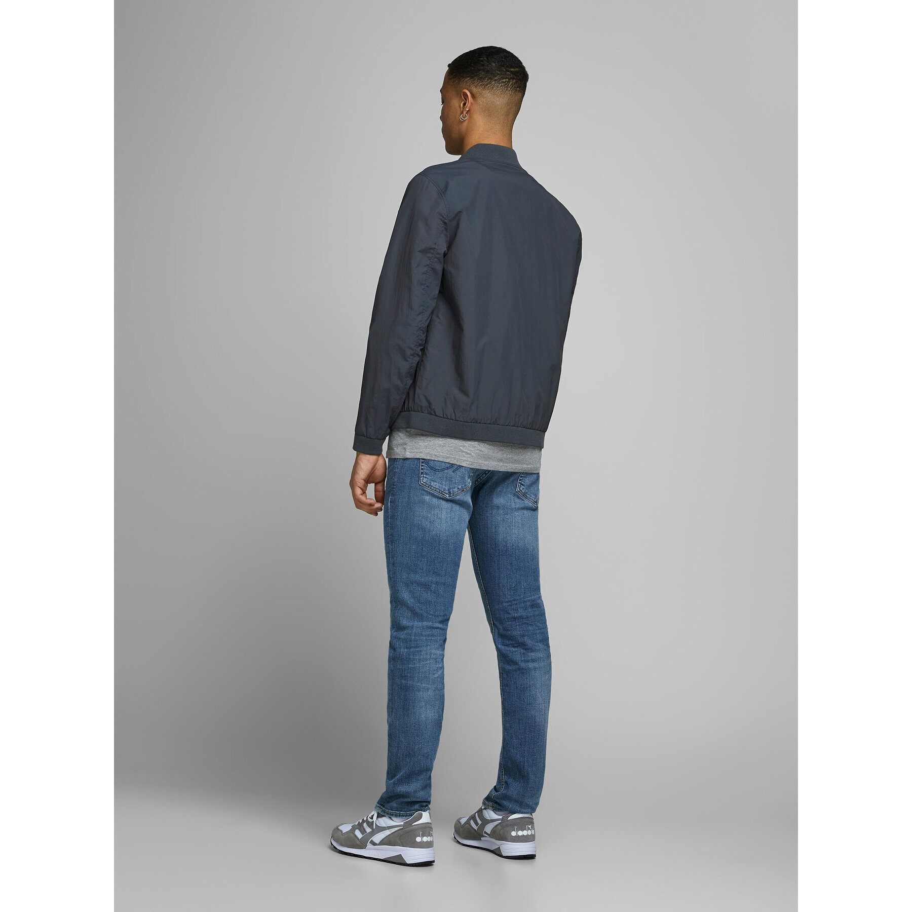 Jack&Jones Jeans hlače Tim 12146866 Modra Slim Fit - Pepit.si