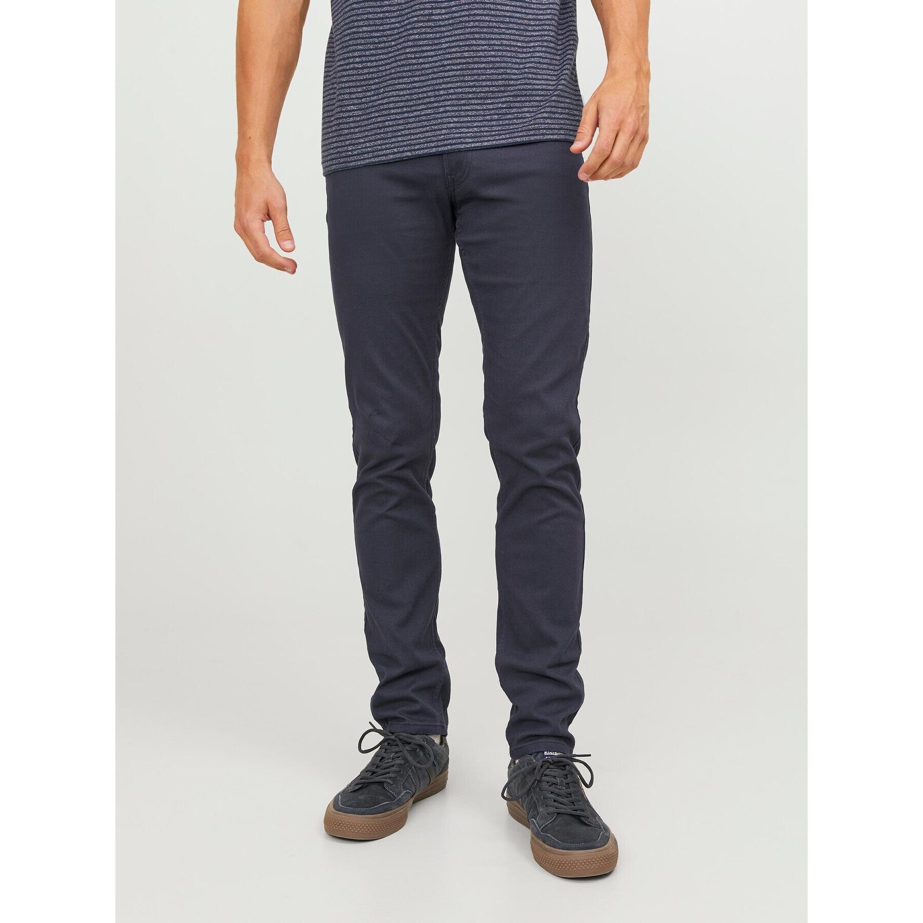 Jack&Jones Jeans hlače 12201530 Mornarsko modra Slim Fit - Pepit.si