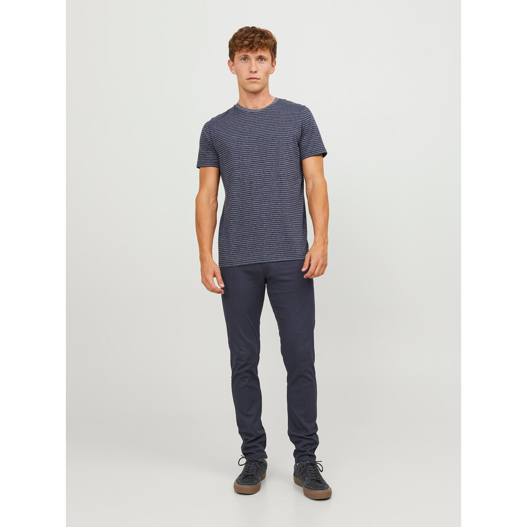 Jack&Jones Jeans hlače 12201530 Mornarsko modra Slim Fit - Pepit.si