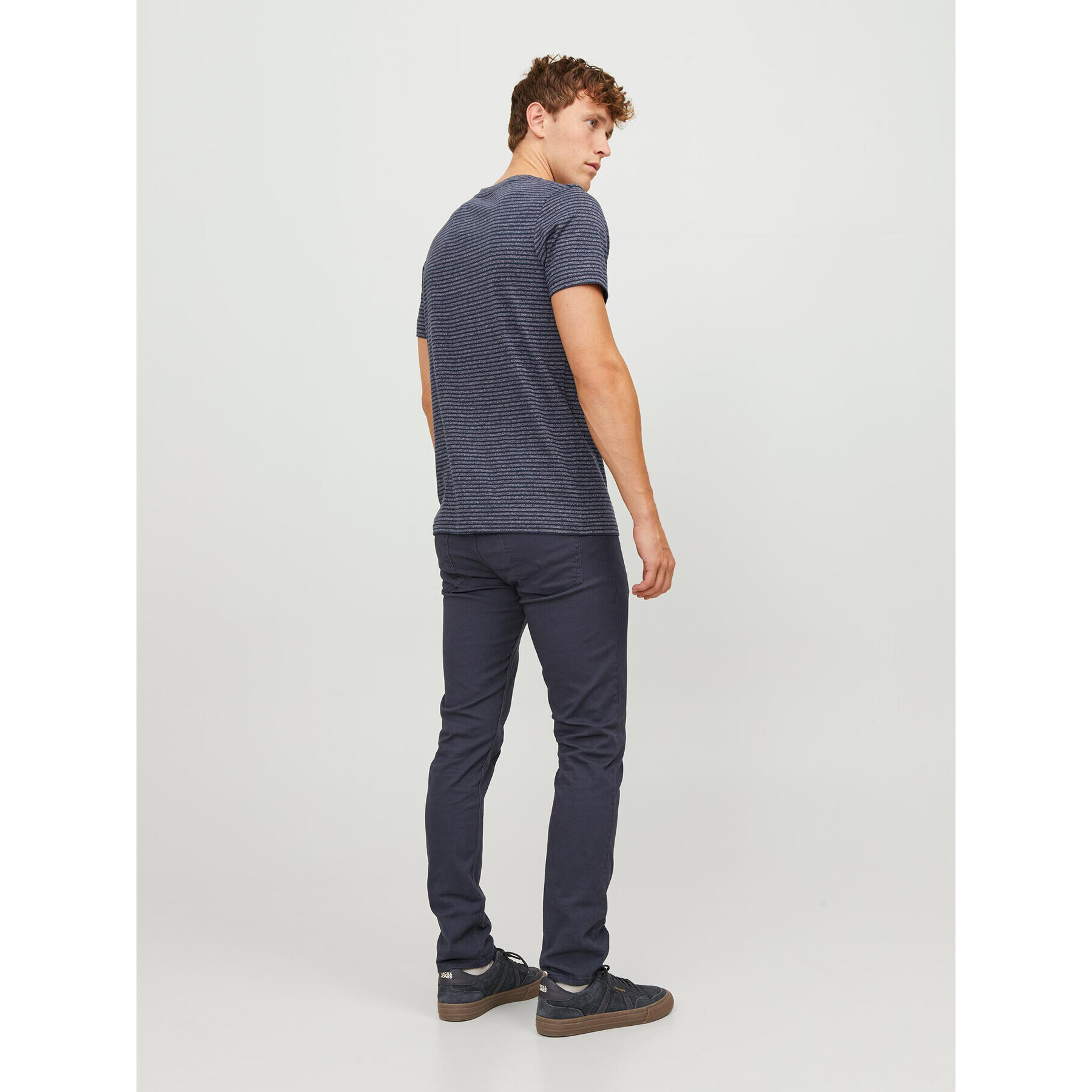 Jack&Jones Jeans hlače 12201530 Mornarsko modra Slim Fit - Pepit.si