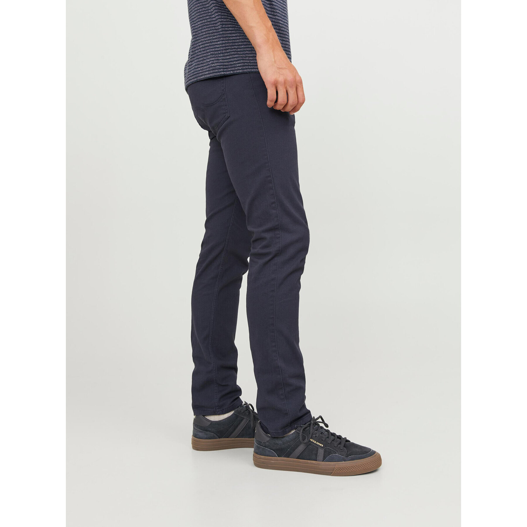 Jack&Jones Jeans hlače 12201530 Mornarsko modra Slim Fit - Pepit.si