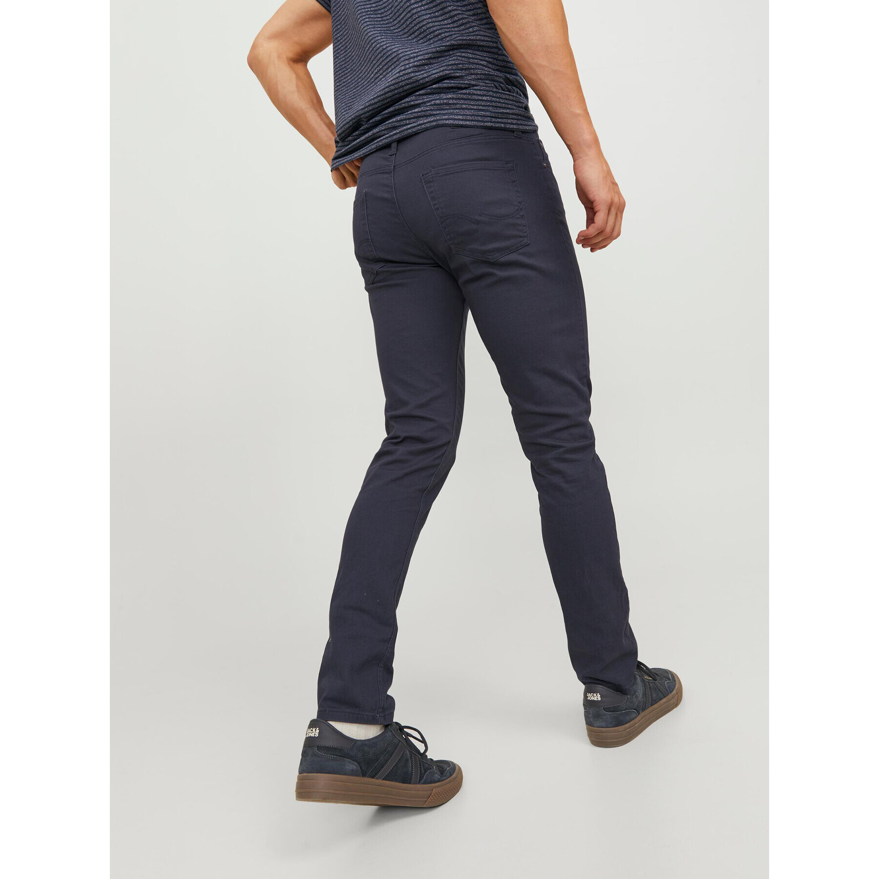 Jack&Jones Jeans hlače 12201530 Mornarsko modra Slim Fit - Pepit.si