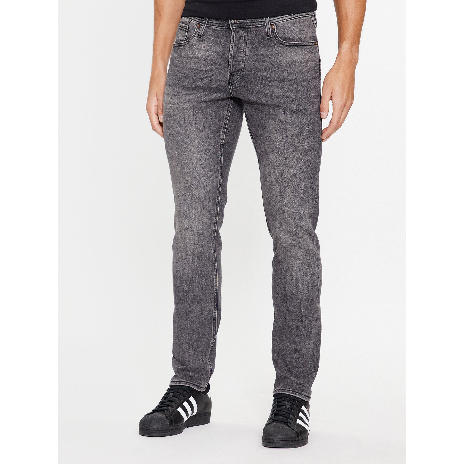 Jack&Jones Jeans hlače 12243599 Siva Slim Fit - Pepit.si