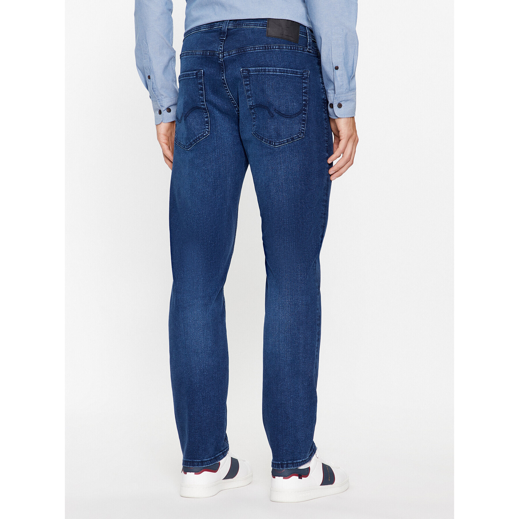 Jack&Jones Jeans hlače 12246918 Modra Tapered Fit - Pepit.si