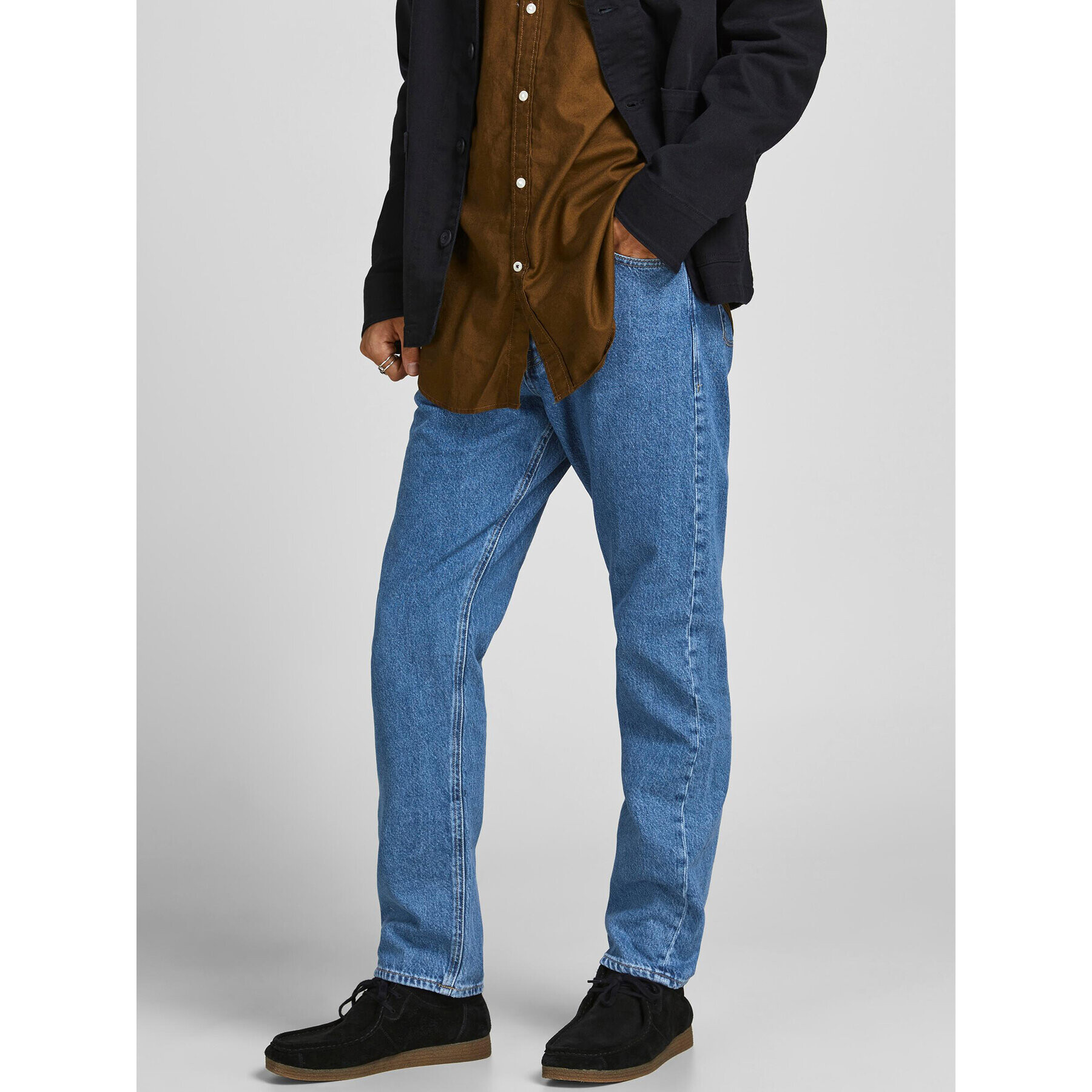 Jack&Jones Jeans hlače Chris 12190937 Modra Relaxed Fit - Pepit.si