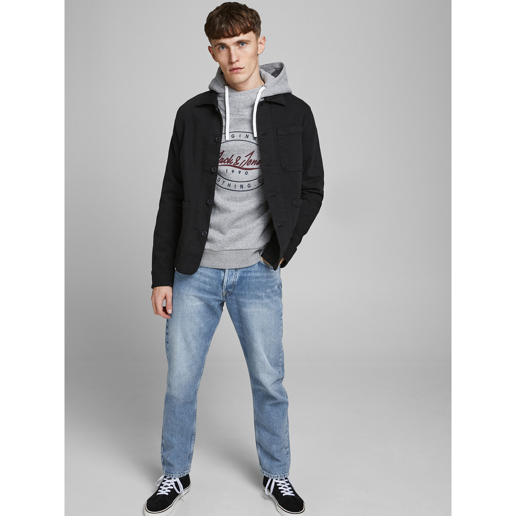 Jack&Jones Jeans hlače Chris 12193398 Modra Relaxed Fit - Pepit.si