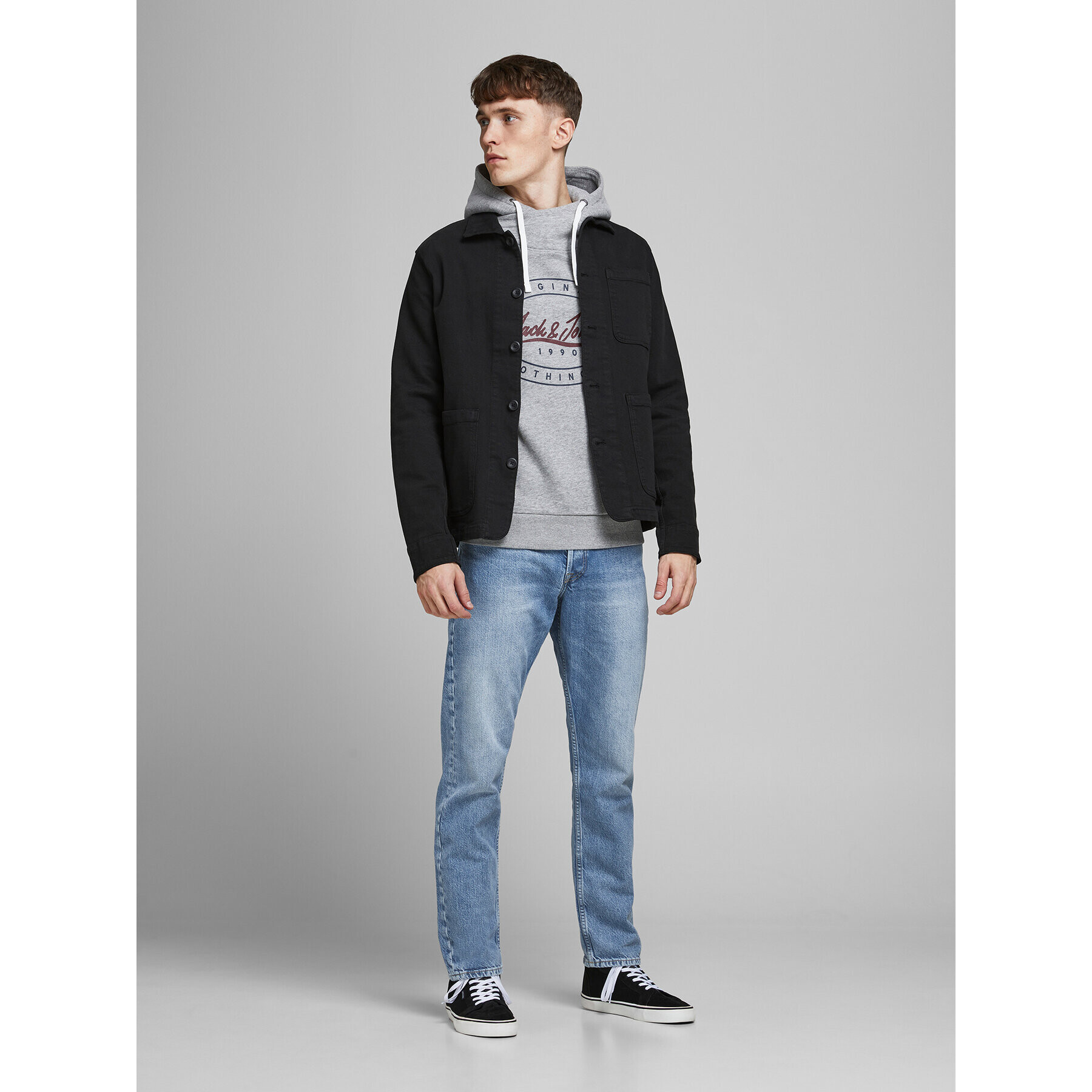 Jack&Jones Jeans hlače Chris 12193398 Modra Relaxed Fit - Pepit.si