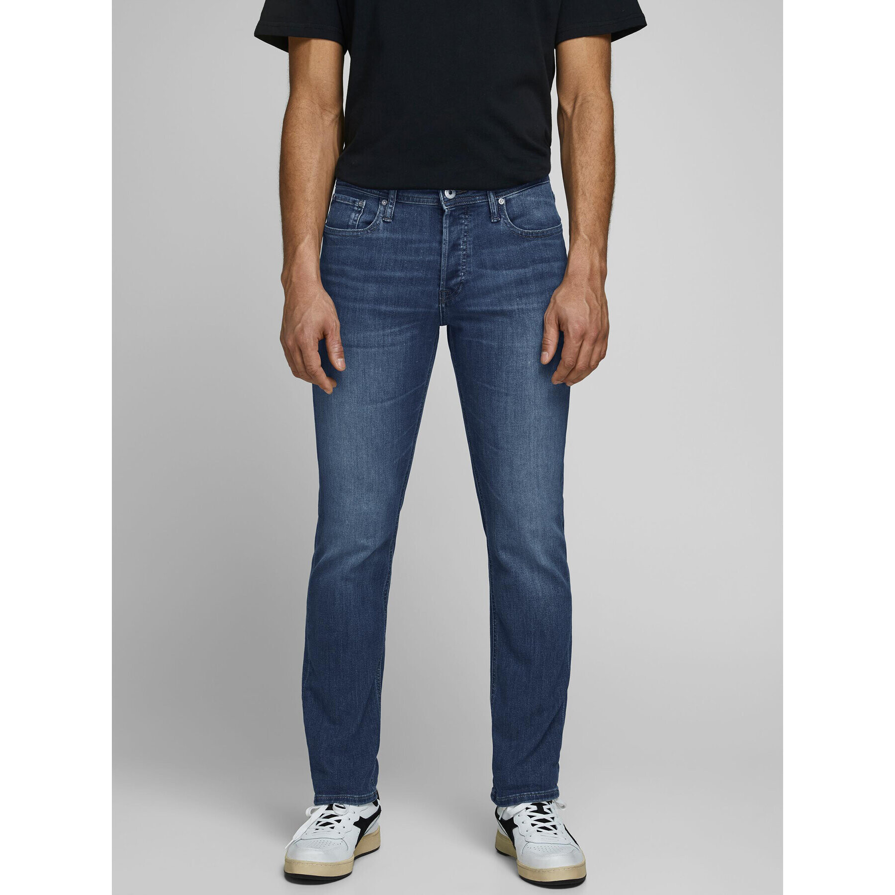 Jack&Jones Jeans hlače Glenn 12152347 Modra Slim Fit - Pepit.si