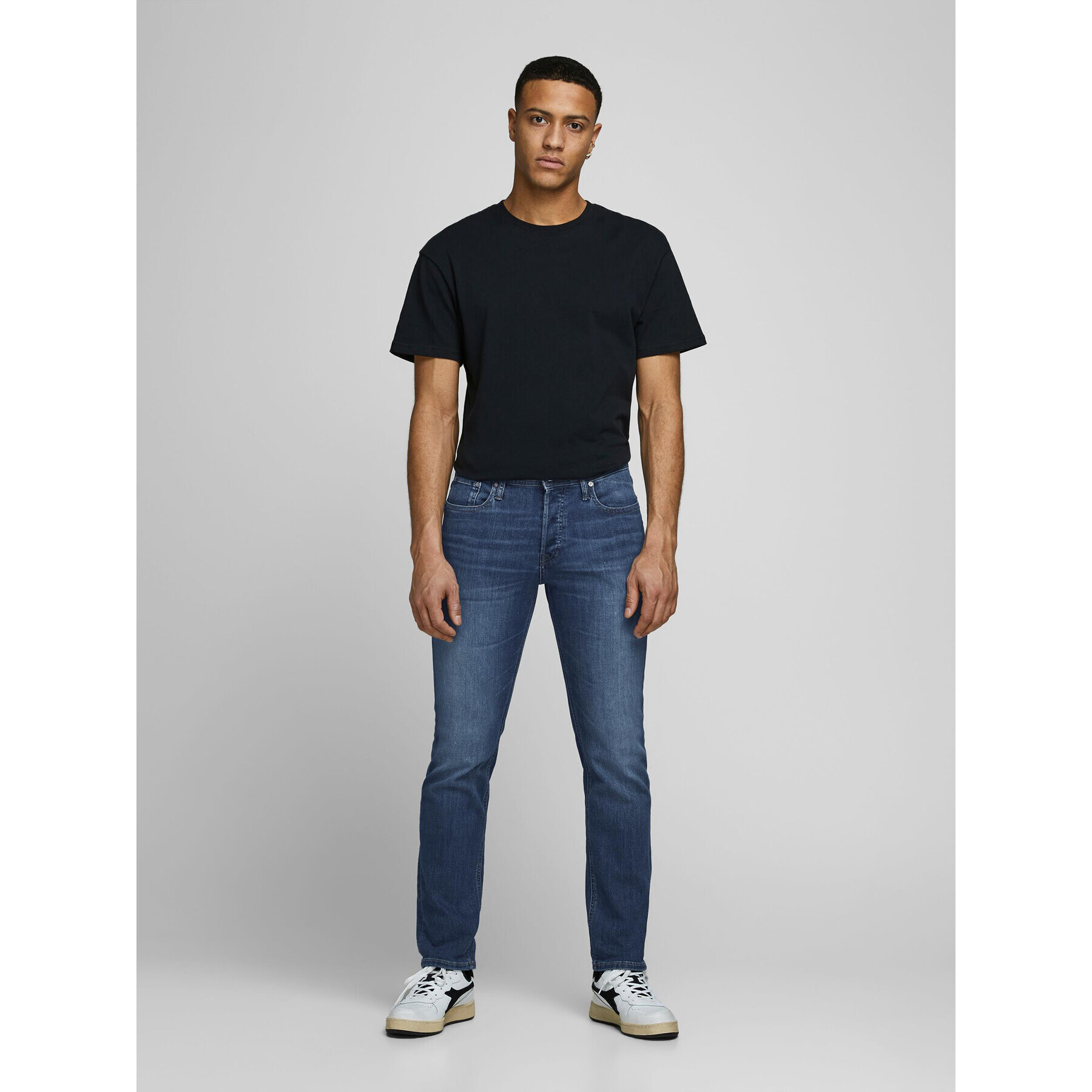 Jack&Jones Jeans hlače Glenn 12152347 Modra Slim Fit - Pepit.si